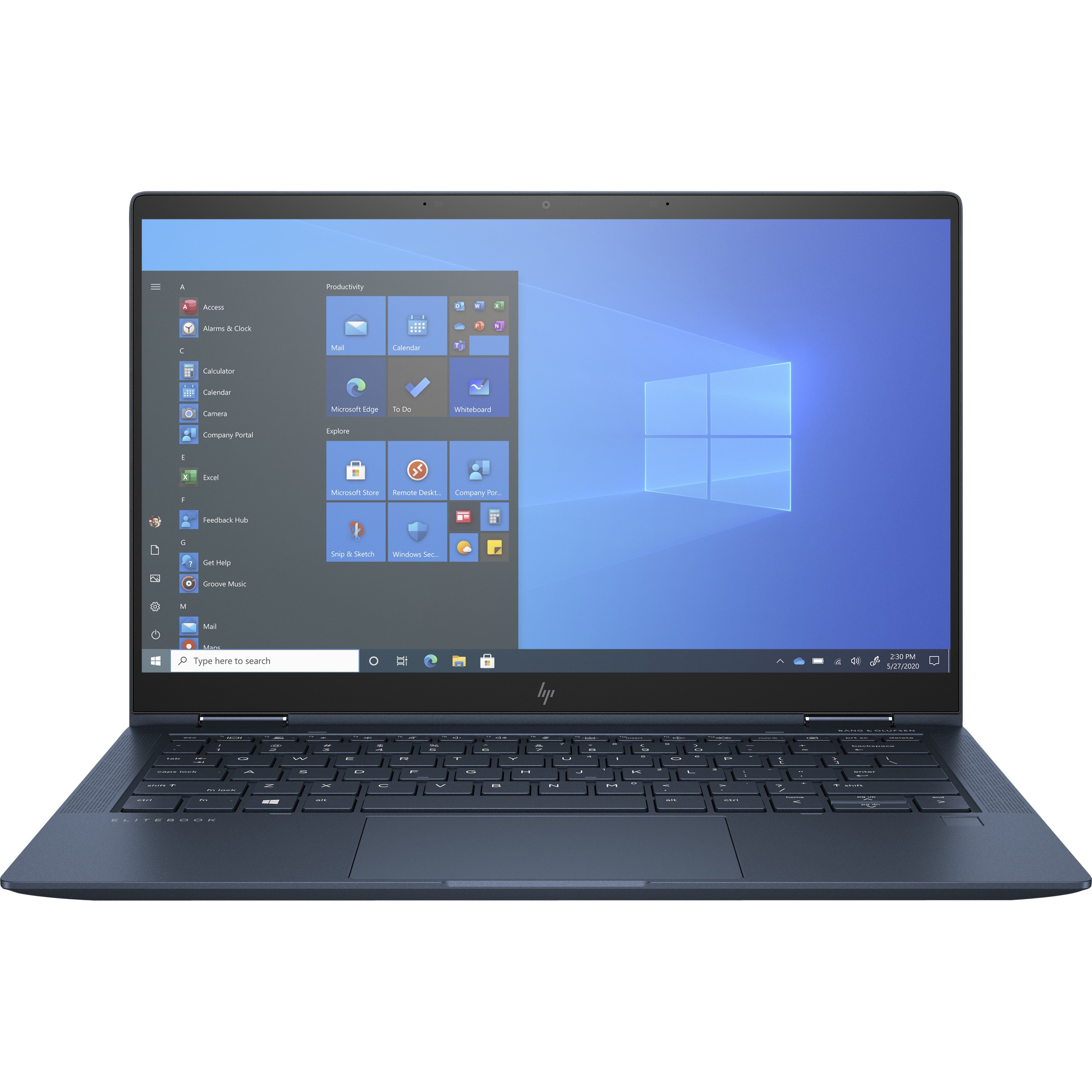 HP Elite Dragonfly G2 13.3" Convertible 2 in 1 Notebook - Intel Core i5 11th Gen i5-1145G7 - 16 GB - 256 GB SSD — front