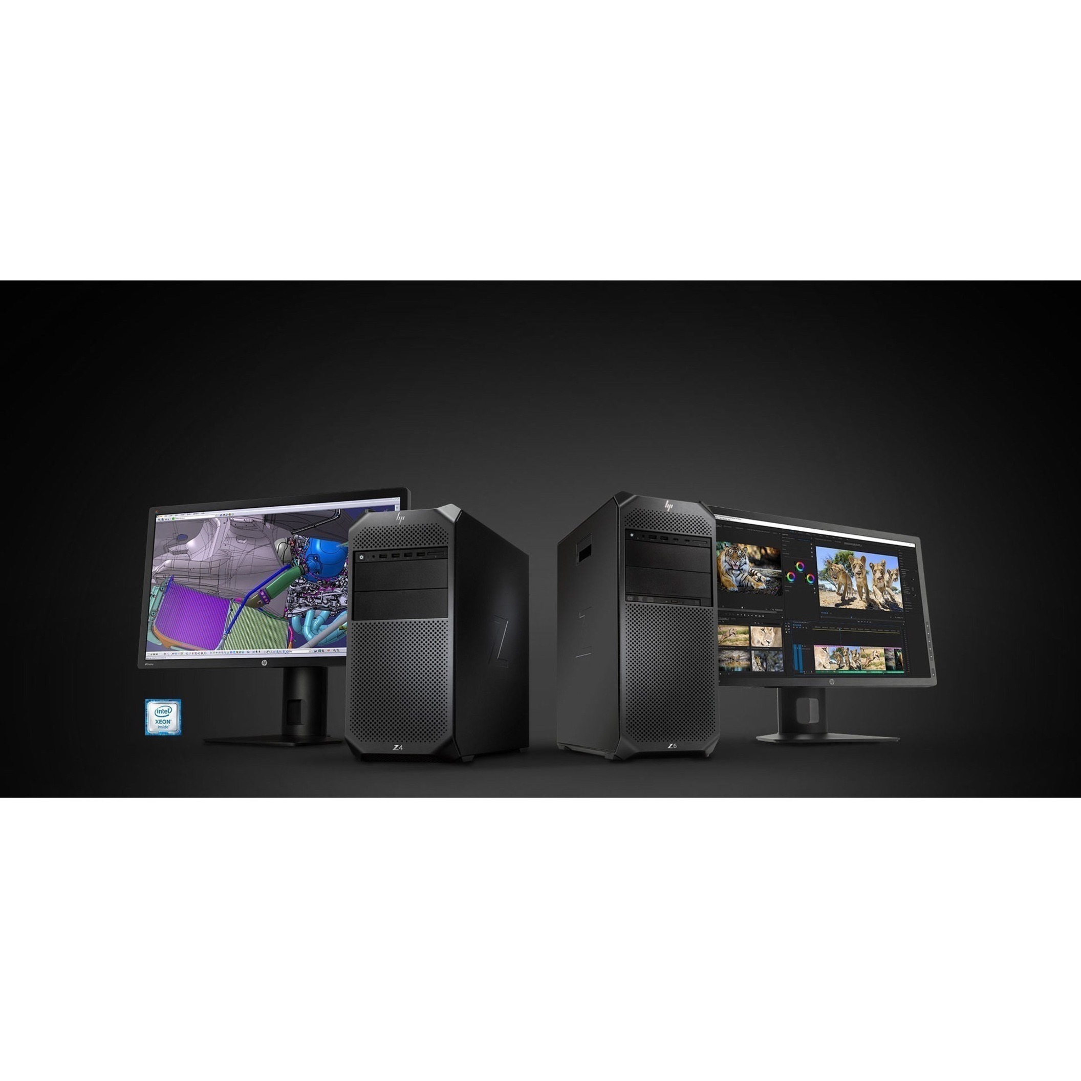 HP Z4 G4 Workstation - 1 Core i9 10th Gen i9-10900X - 32 GB - 512 GB SSD - Mini-tower - Black - Serial ATA/600 Controller - 0, 1, 5, 10 RAID Levels - Gigabit Ethernet — alternate image2