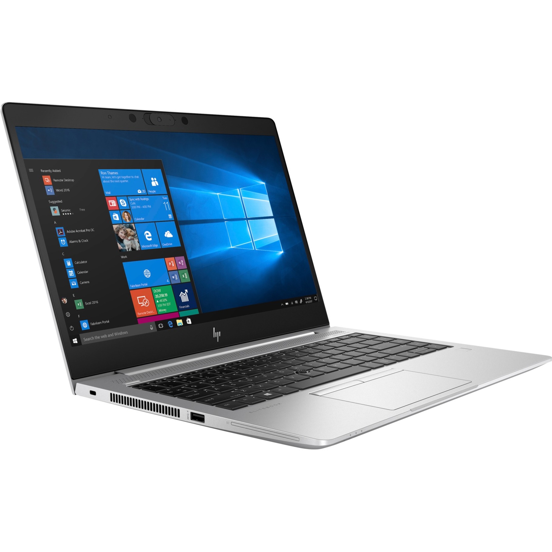 HP EliteBook 745 G6 14" Notebook - AMD Ryzen 5 3500U - 16 GB - 256 GB SSD - 1920 x 1080 - AMD Radeon Vega Graphics - In-plane Switching (IPS) Technology — alternate image3