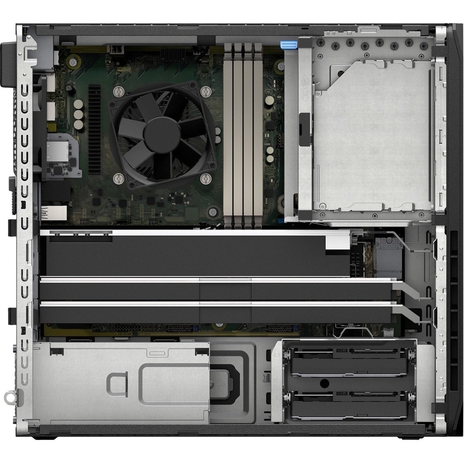 HP Z2 G5 Workstation - 1 Xeon W-1270 - vPro Technology - 32 GB - Tower - Black - Intel W480 Chip - Serial ATA/600 Controller - 0, 1 RAID Levels - Intel Optane Memory Ready - Gigabit Ethernet — alternate image3
