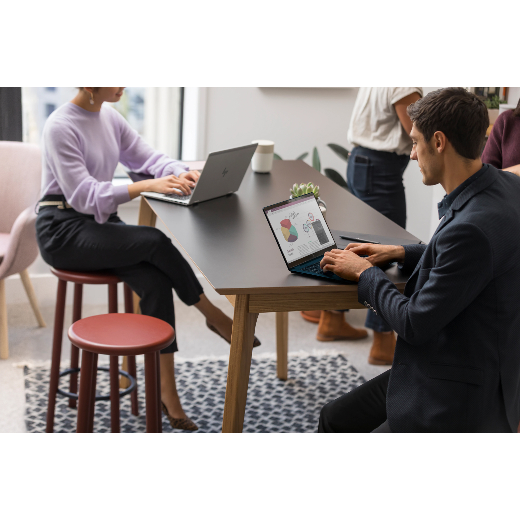 HP Elite Dragonfly G2 13.3" Convertible 2 in 1 Notebook - Intel Core i7 11th Gen i7-1185G7 - 16 GB - 256 GB SSD — life style