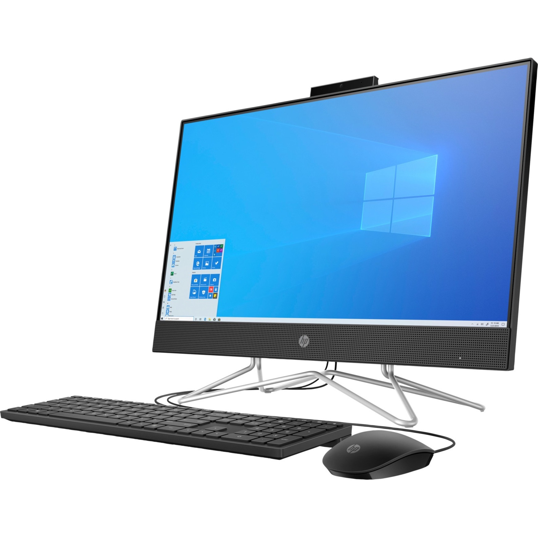 HP 24-df1500la All-in-One Computer - Intel Core i5 11th Gen i5-1135G7 - 12 GB - 512 GB SSD - 23.8" Full HD - Desktop - Jet Black - 1920 x 1080 - Windows 10 Home 64-bit - Intel Iris Xe Graphics DDR4 SDRAM - IEEE 802.11ac Wireless LAN - 65 W — leftmaximum