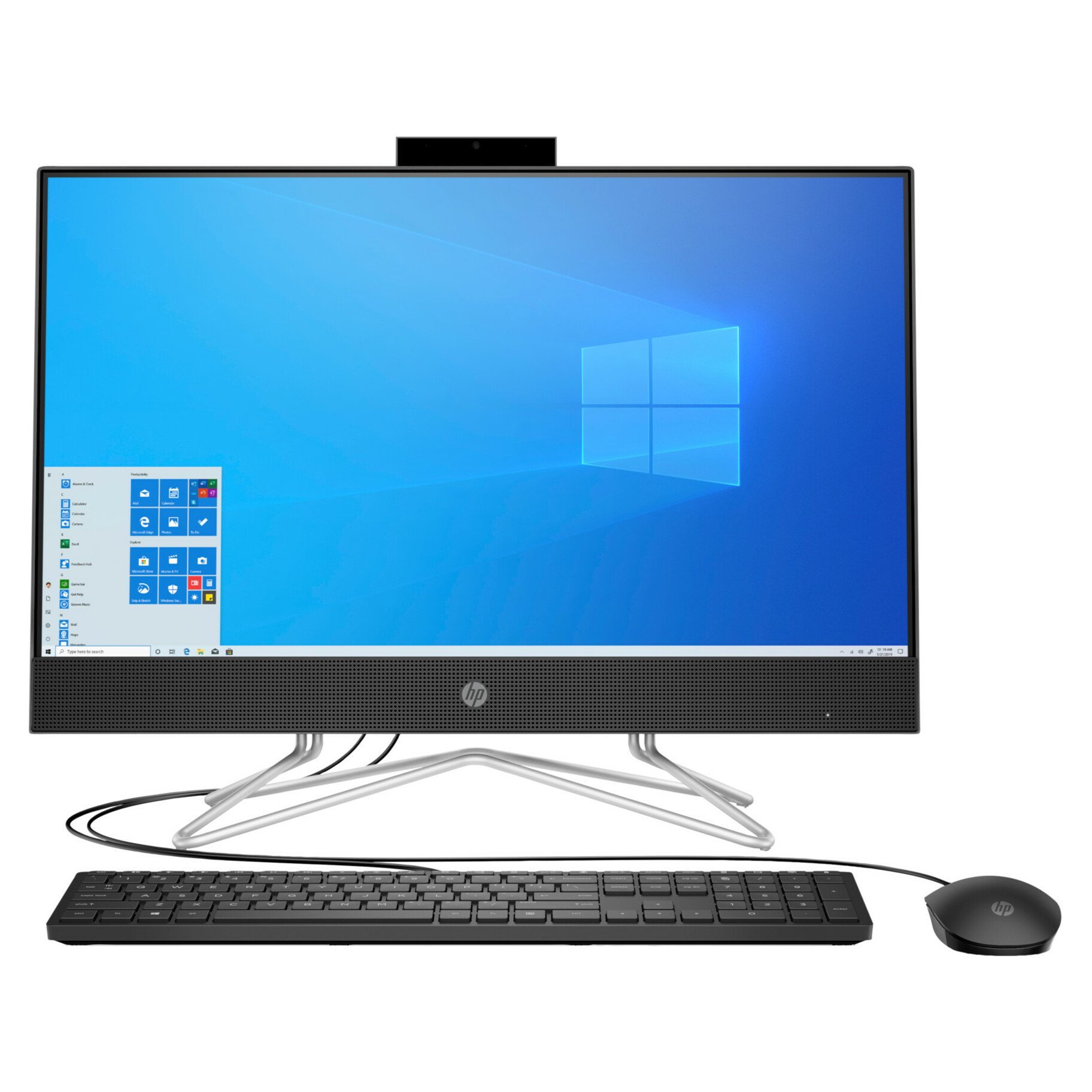 HP 24-df1500la All-in-One Computer - Intel Core i5 11th Gen i5-1135G7 - 12 GB - 512 GB SSD - 23.8" Full HD - Desktop - Jet Black - 1920 x 1080 - Windows 10 Home 64-bit - Intel Iris Xe Graphics DDR4 SDRAM - IEEE 802.11ac Wireless LAN - 65 W