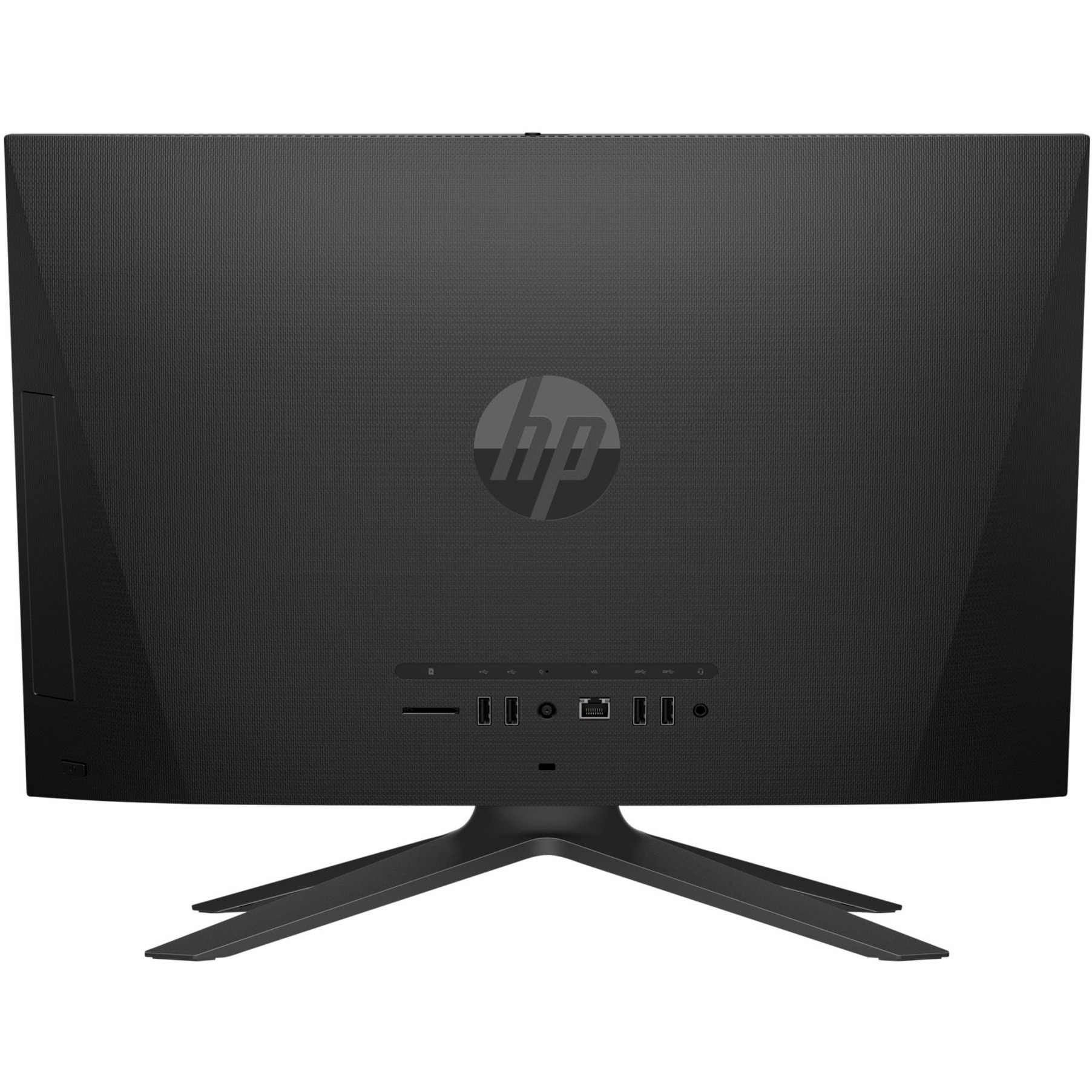 HP 21-b0000 21-b0523la All-in-One Computer - Intel Celeron J4025 - 4 GB - 1 TB HDD - 20.7" Full HD - Desktop - Jet Black - 1920 x 1080 - Windows 10 Home 64-bit - Intel UHDGraphics600 DDR4 SDRAM - IEEE 802.11ac Wireless LAN - 65 W — rear