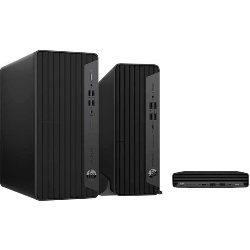 HP Business Desktop ProDesk 600 G6 Desktop Computer - Intel Core i7 10th Gen i7-10700 - vPro Technology - 16 GB - 500 GB HDD - Small Form Factor - Intel UHD Graphics 630 DDR4 SDRAM — alternate image1