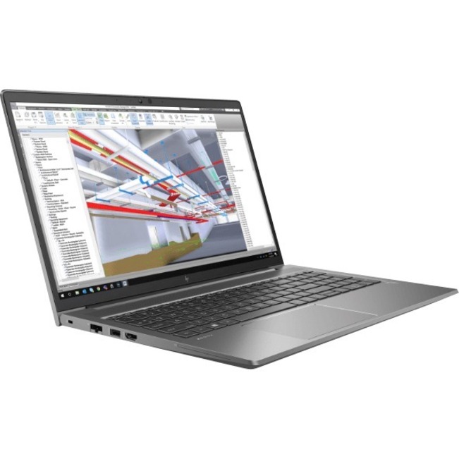 HP ZBook Power G7 15.6" Mobile Workstation - 60 Hz - Intel Xeon 10th Gen W-10855M - vPro Technology - 32 GB - 1 TB SSD - Intel Chip - Windows 10 Pro - Intel UHD Graphics - In-plane Switching (IPS) Technology - 15.25 Hours Battery Run Time - IEEE 802.11ax Wireless LAN Standard — alternate image2
