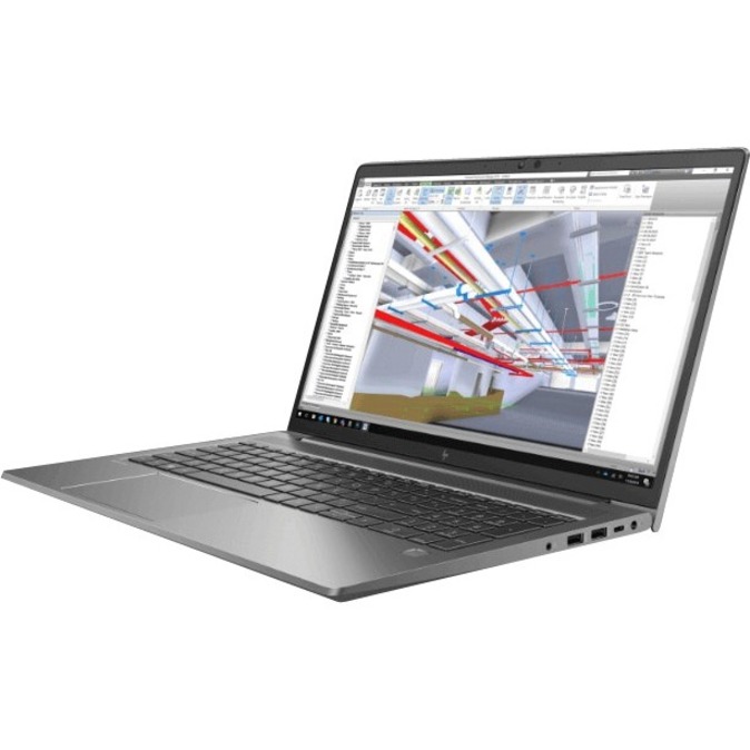 HP ZBook Power G7 15.6" Mobile Workstation - 60 Hz - Intel Xeon 10th Gen W-10855M - vPro Technology - 32 GB - 1 TB SSD - Intel Chip - Windows 10 Pro - Intel UHD Graphics - In-plane Switching (IPS) Technology - 15.25 Hours Battery Run Time - IEEE 802.11ax Wireless LAN Standard — alternate image3
