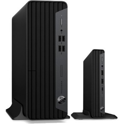 HP Business Desktop ProDesk 400 G7 Desktop Computer - Intel Core i5 10th Gen i5-10500 - vPro Technology - 8 GB - 512 GB PCI Express NVMe SSD - Small Form Factor - Intel Q470 Chip - Intel UHD Graphics 630 DDR4 SDRAM — alternate image1