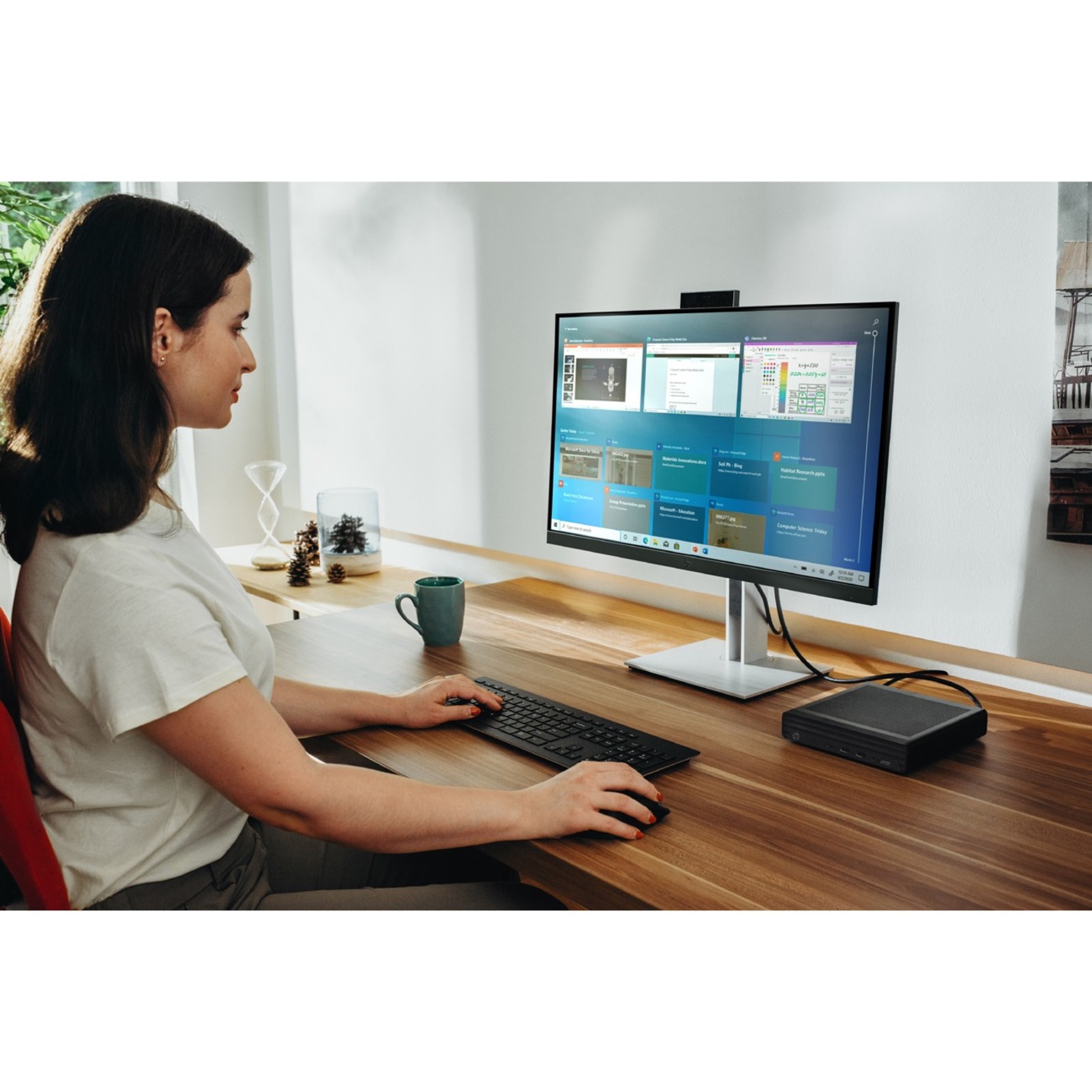 HP EliteDesk 800 G6 Desktop Computer - Intel Core i5 10th Gen i5-10500T - 16 GB - 256 GB SSD - Desktop Mini — alternate image4
