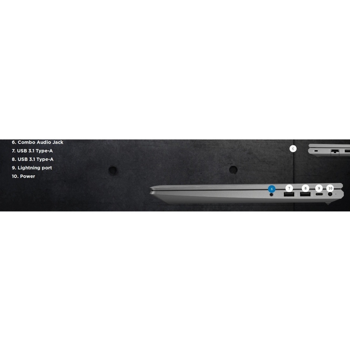 HP ZBook Power G7 15.6" Rugged Mobile Workstation - Intel Core i7 10th Gen i7-10850H - vPro Technology - 64 GB - 512 GB SSD - Intel WM490 Chip - In-plane Switching (IPS) Technology - 15.25 Hours Battery Run Time - IEEE 802.11ax Wireless LAN Standard — alternate image11