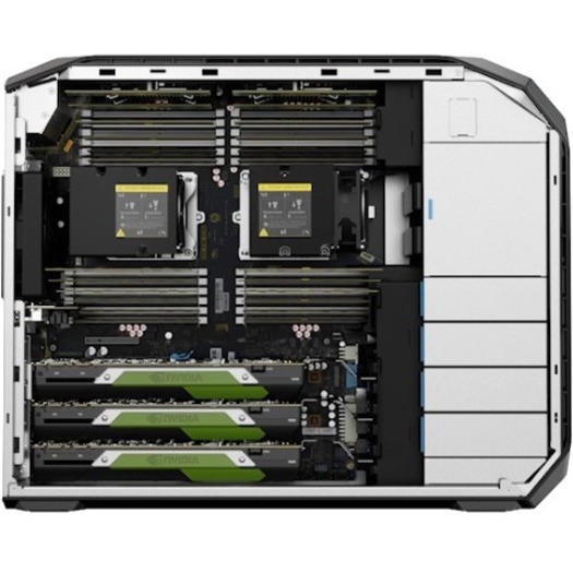 HP Z8 G4 Workstation - Xeon Silver 4210R - 64 GB - Tower - Black - Serial ATA/600 Controller - 0, 1, 5, 10 RAID Levels - Gigabit Ethernet — alternate image1