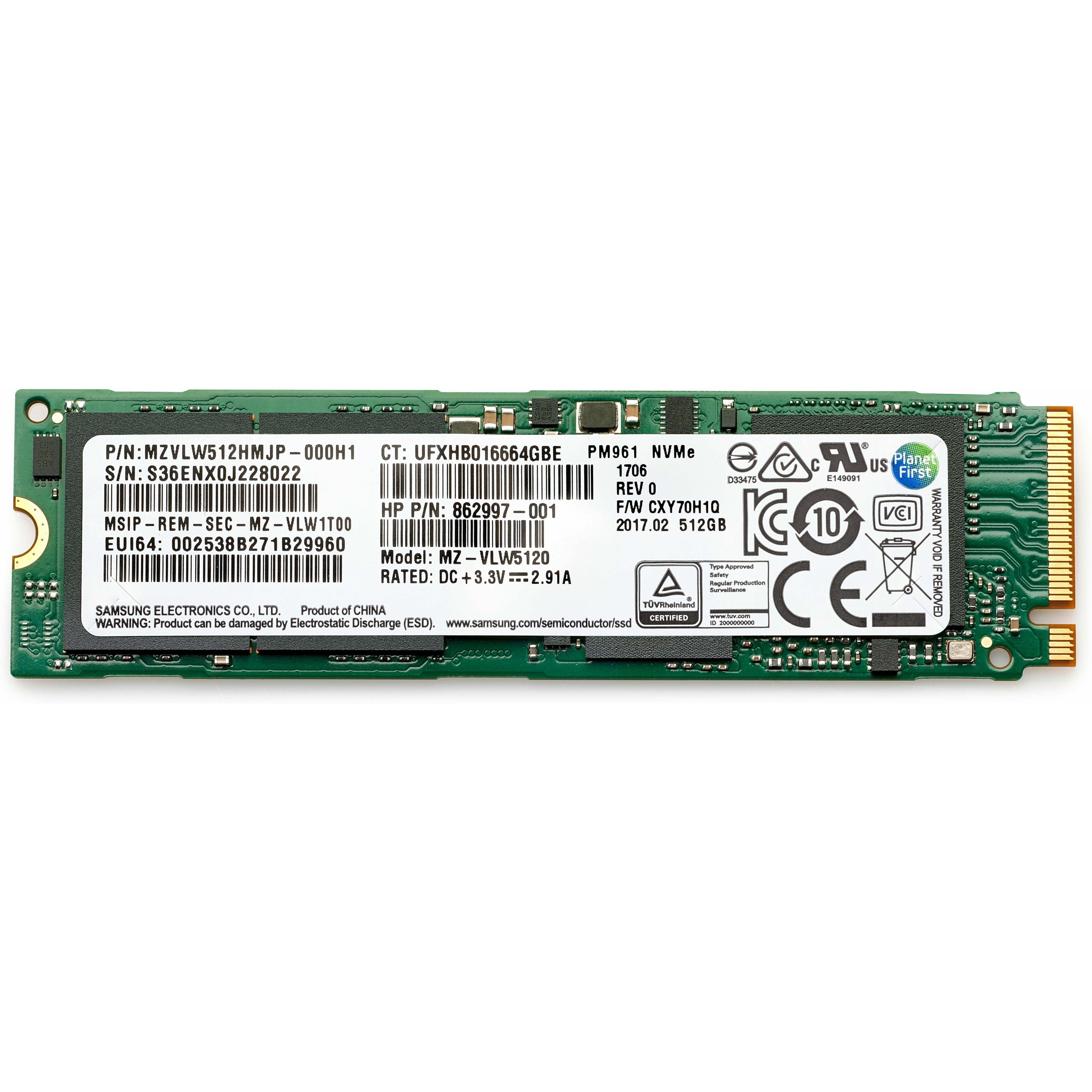 HP 512 GB Solid State Drive