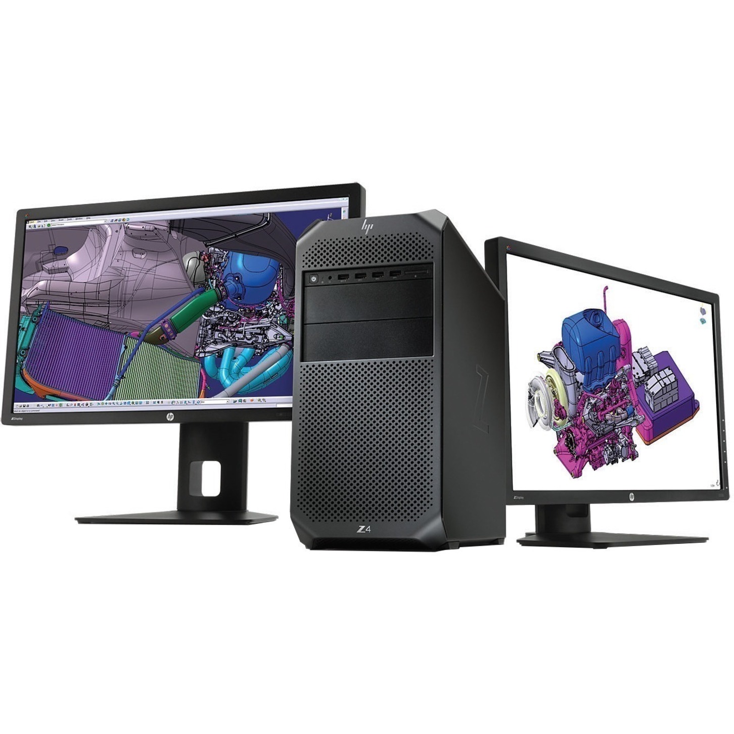 HP Z4 G4 Workstation - 1 Xeon W-2123 - vPro Technology - 8 GB - Mini-tower - Black - Serial ATA/600 Controller - 0, 1, 5, 10 RAID Levels - Gigabit Ethernet — alternate image12
