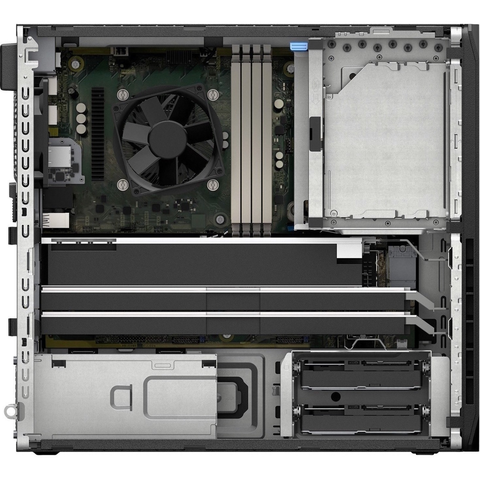 HP Z2 G5 Workstation - 1 Core i5 10th Gen i5-10500 - vPro Technology - 16 GB - 256 GB SSD - Tower - Black - Serial ATA/600 Controller - 0, 1 RAID Levels - Intel Optane Memory Ready - Gigabit Ethernet — alternate image3