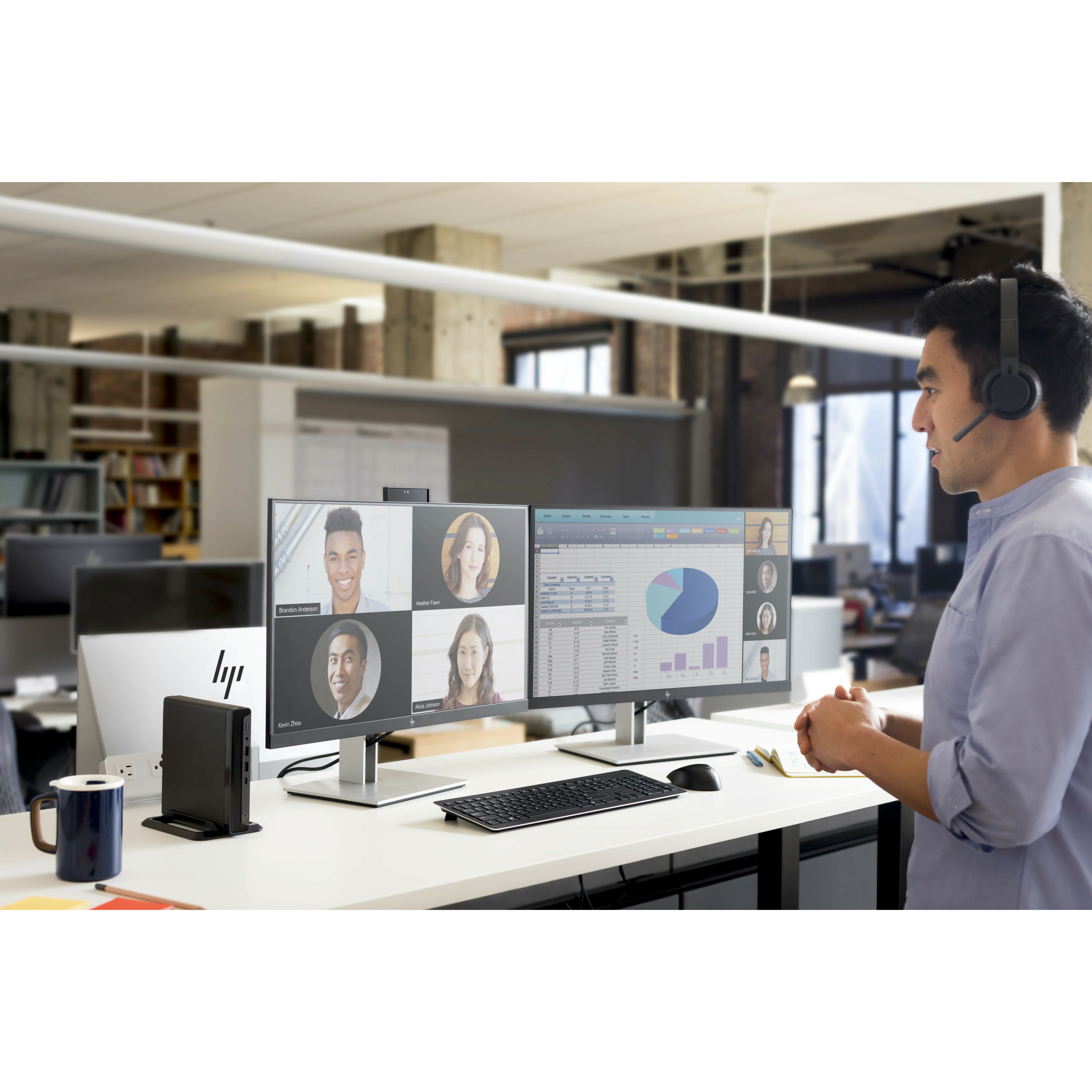 HP EliteDesk 800 G6 Desktop Computer - Intel Core i5 10th Gen i5-10500T - vPro Technology - 16 GB - 256 GB PCI Express NVMe SSD - Desktop Mini - Intel Q470 Chip - Intel UHD Graphics 630 DDR4 SDRAM — life style