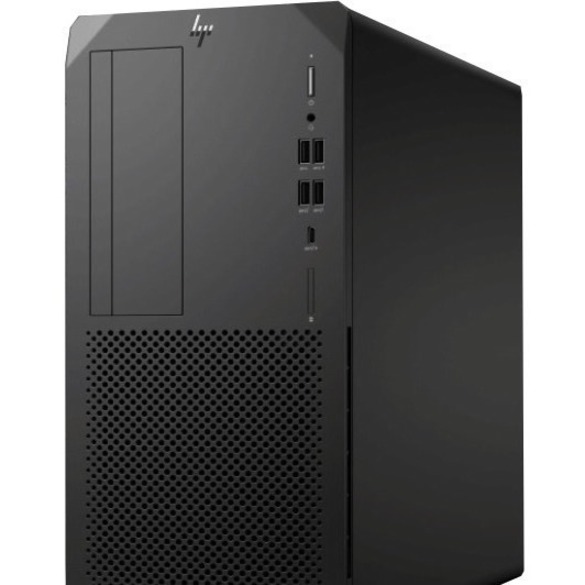 HP Z2 G5 Workstation - 1 Xeon W-1290P - vPro Technology - 32 GB - Tower - Black - Intel W480 Chip - Serial ATA/600 Controller - 0, 1 RAID Levels - Intel Optane Memory Ready - Gigabit Ethernet — alternate image2