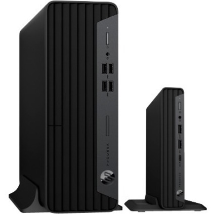 HP Business Desktop ProDesk 400 G6 Desktop Computer - Intel Core i5 10th Gen i5-10500T - vPro Technology - 8 GB - 128 GB PCI Express NVMe SSD - Desktop Mini - Intel Q470 Chip - Intel UHD Graphics 630 DDR4 SDRAM — alternate image2