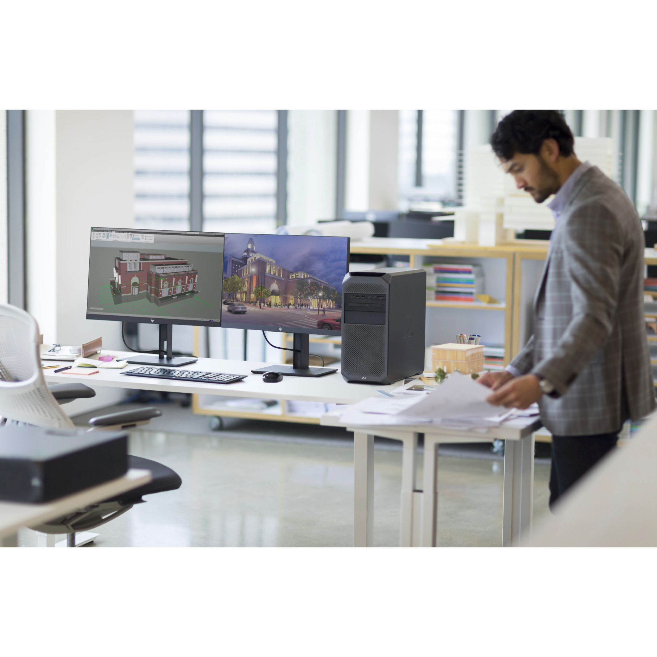 HP Z4 G4 Workstation - 1 Xeon W-2123 - vPro Technology - 32 GB - 512 GB SSD - Mini-tower - Black - Serial ATA/600 Controller - 0, 1, 5, 10 RAID Levels - Gigabit Ethernet — life style