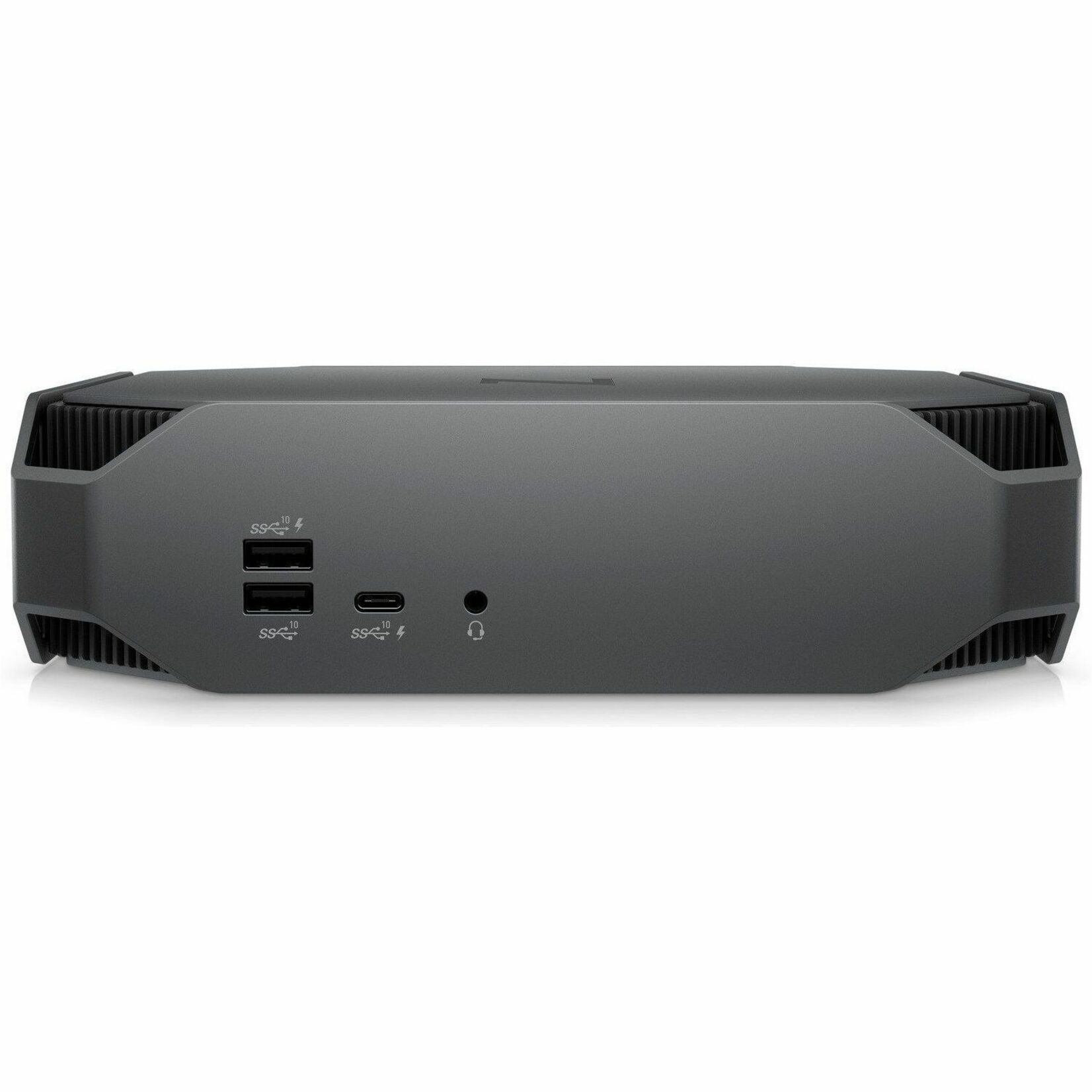 HP Z2 Mini G5 Workstation - 1 Core i7 10th Gen i7-10700 - 32 GB - 512 GB SSD - Mini PC - Intel W480 Chip - Serial ATA/600 Controller - 0, 1 RAID Levels - Gigabit Ethernet — front