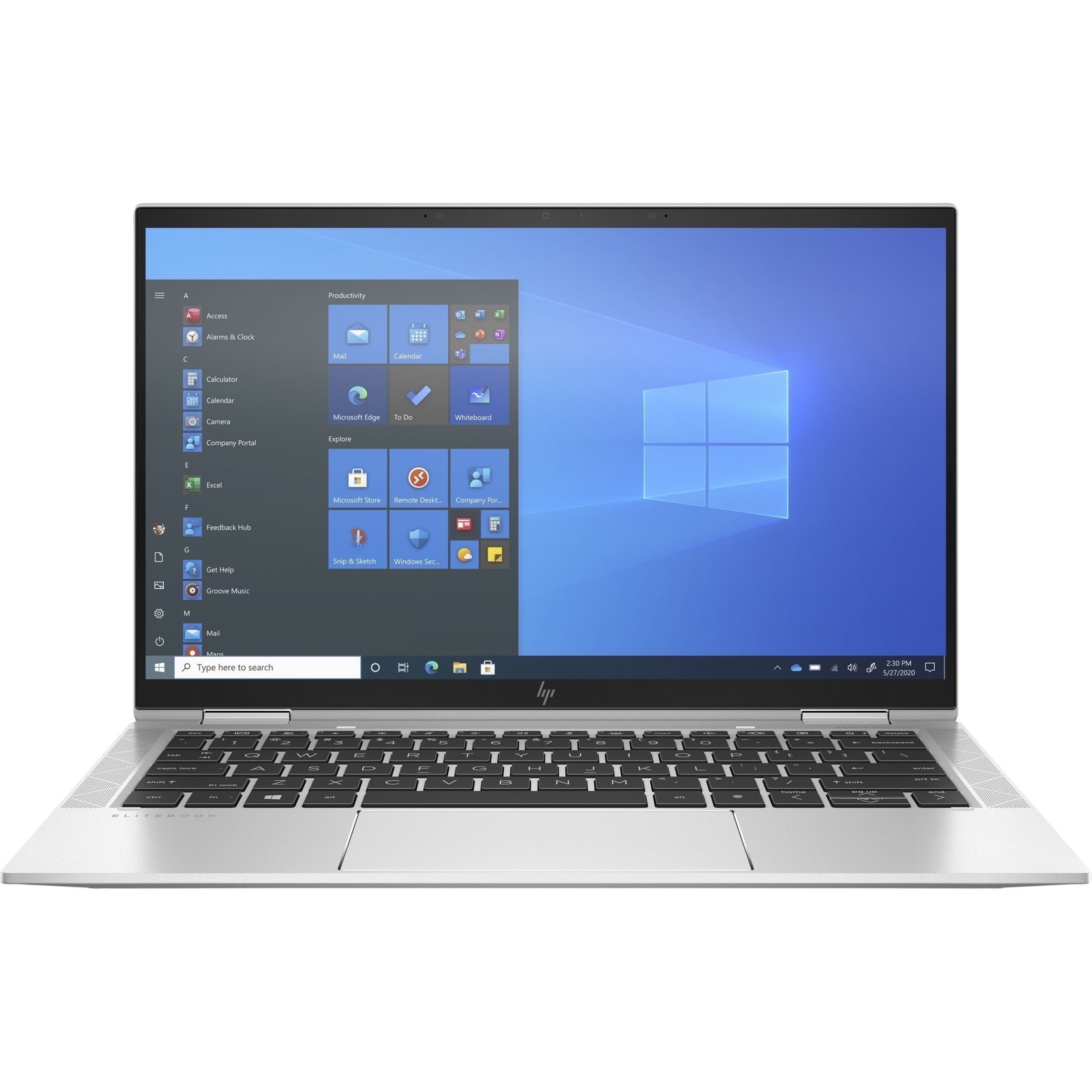 HP EliteBook x360 1030 G8 13.3" Notebook - Intel Core i7 11th Gen i7-1165G7 - 16 GB - 1 TB HDD - Intel Premium UHD Graphics — front