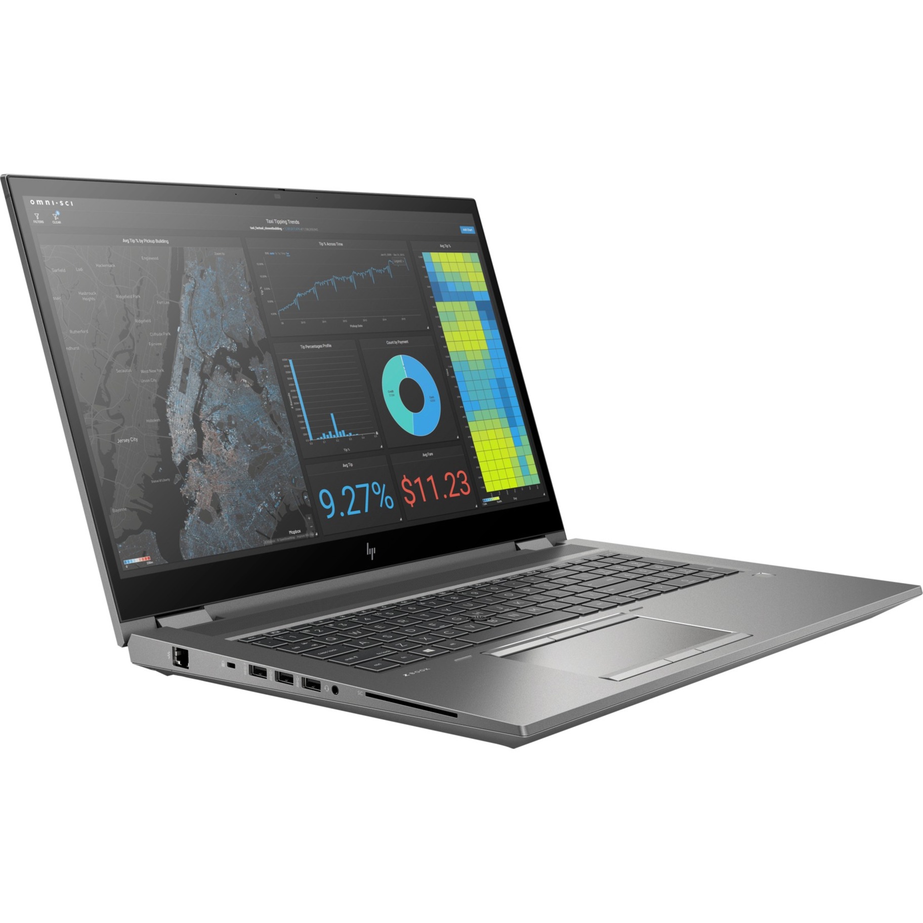 HP ZBook Fury 17 G7 17.3" Mobile Workstation - Intel Core i7 10th Gen i7-10850H - 32 GB - 1 TB HDD - 15.75 Hours Battery Run Time — alternate image1