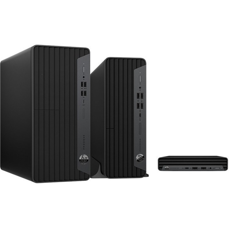 HP Business Desktop ProDesk 600 G6 Desktop Computer - Intel Core i7 10th Gen i7-10700 - 32 GB - 256 GB PCI Express 3.0 SSD - Small Form Factor - Intel Q470 Chip - Intel UHD Graphics 610 DDR4 SDRAM — alternate image1