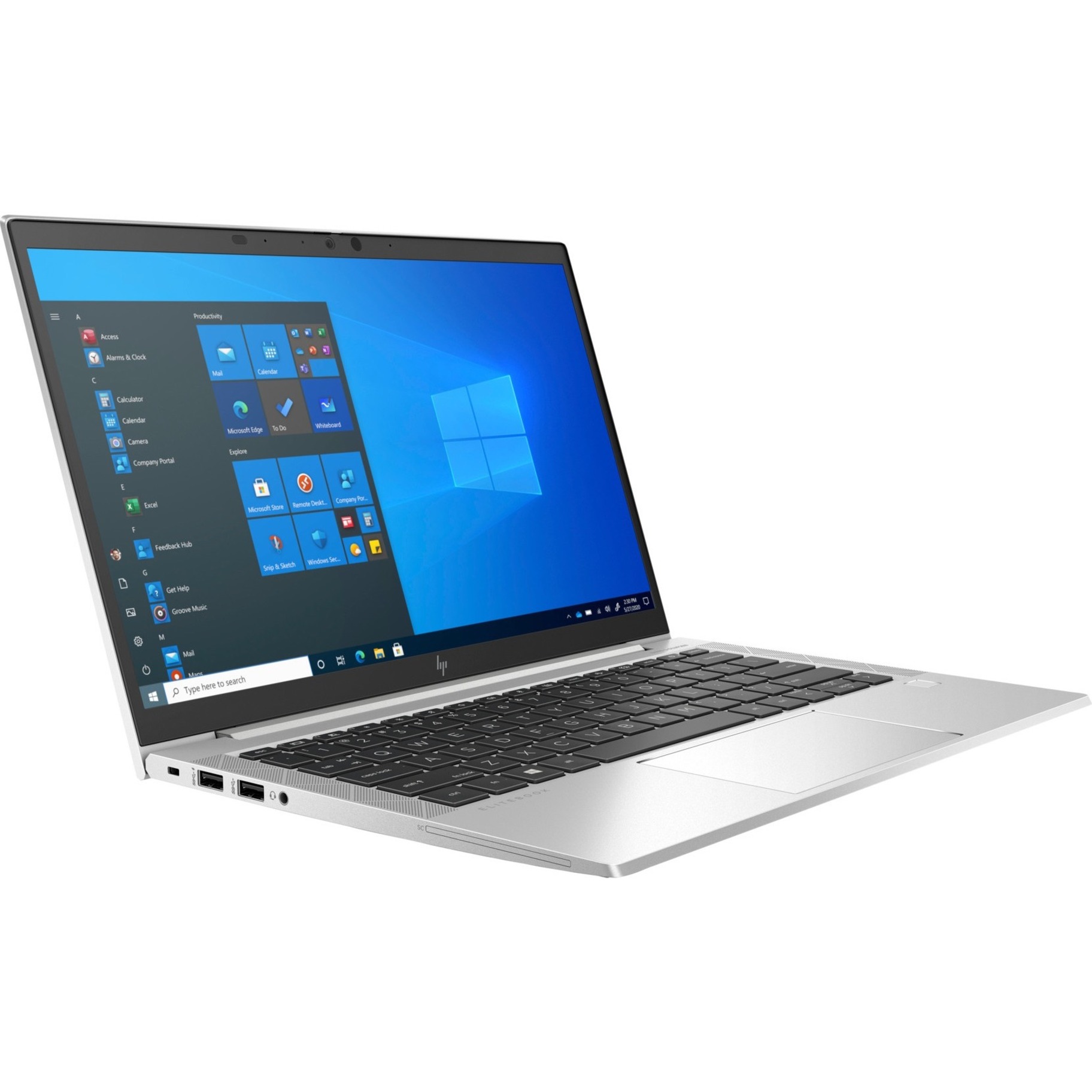 HP EliteBook 830 G8 13.3" Notebook - 60 Hz - Intel Core i7 11th Gen i7-1185G7 - vPro Technology - 32 GB - 512 GB SSD - Intel Chip - In-plane Switching (IPS) Technology - Front Camera/Webcam - 14.25 Hours Battery Run Time - IEEE 802.11 a/b/g/n/ac/ax Wireless LAN Standard — alternate image1