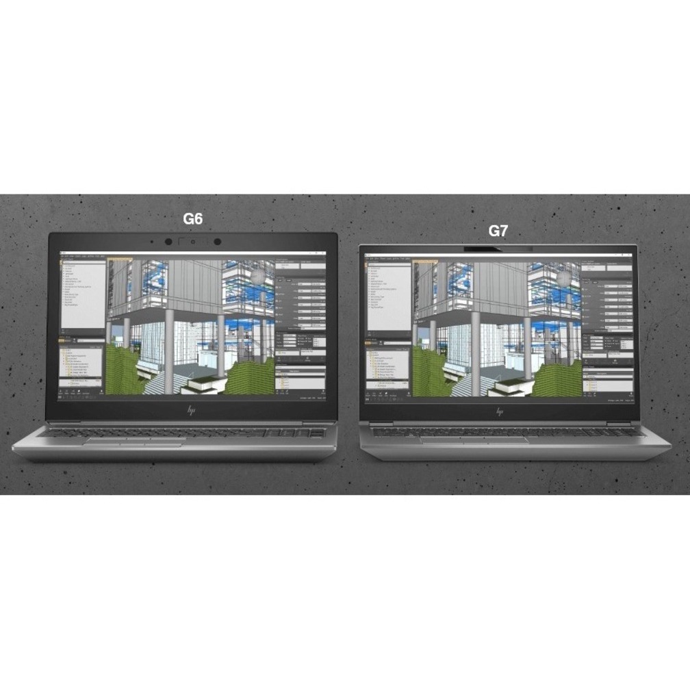 HP ZBook Fury 15 G7 15.6" Touchscreen Mobile Workstation - Intel Core i7 10th Gen i7-10850H - vPro Technology - 32 GB - 512 GB SSD - Intel WM 490 Chip - In-plane Switching (IPS) Technology, BrightView - Front Camera/Webcam - 16.25 Hours Battery Run Time - IEEE 802.11ax Wireless LAN Standard — alternate image5
