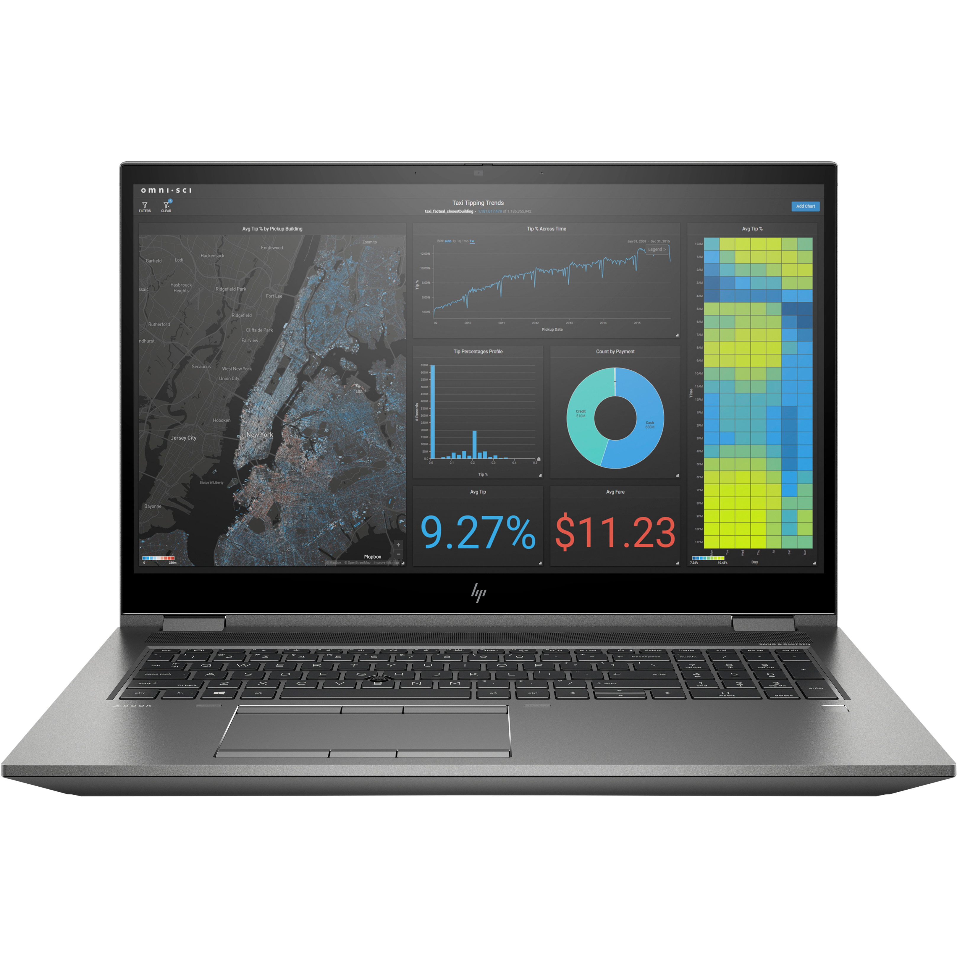 HP ZBook Fury 17 G7 17.3" Mobile Workstation - Full HD - 60 Hz - Intel Core i7 10th Gen i7-10850H - vPro Technology - 16 GB - 512 GB SSD - Intel WM490 Chip - 1920 x 1080 - In-plane Switching (IPS) Technology - 15.75 Hours Battery Run Time — frontmaximum