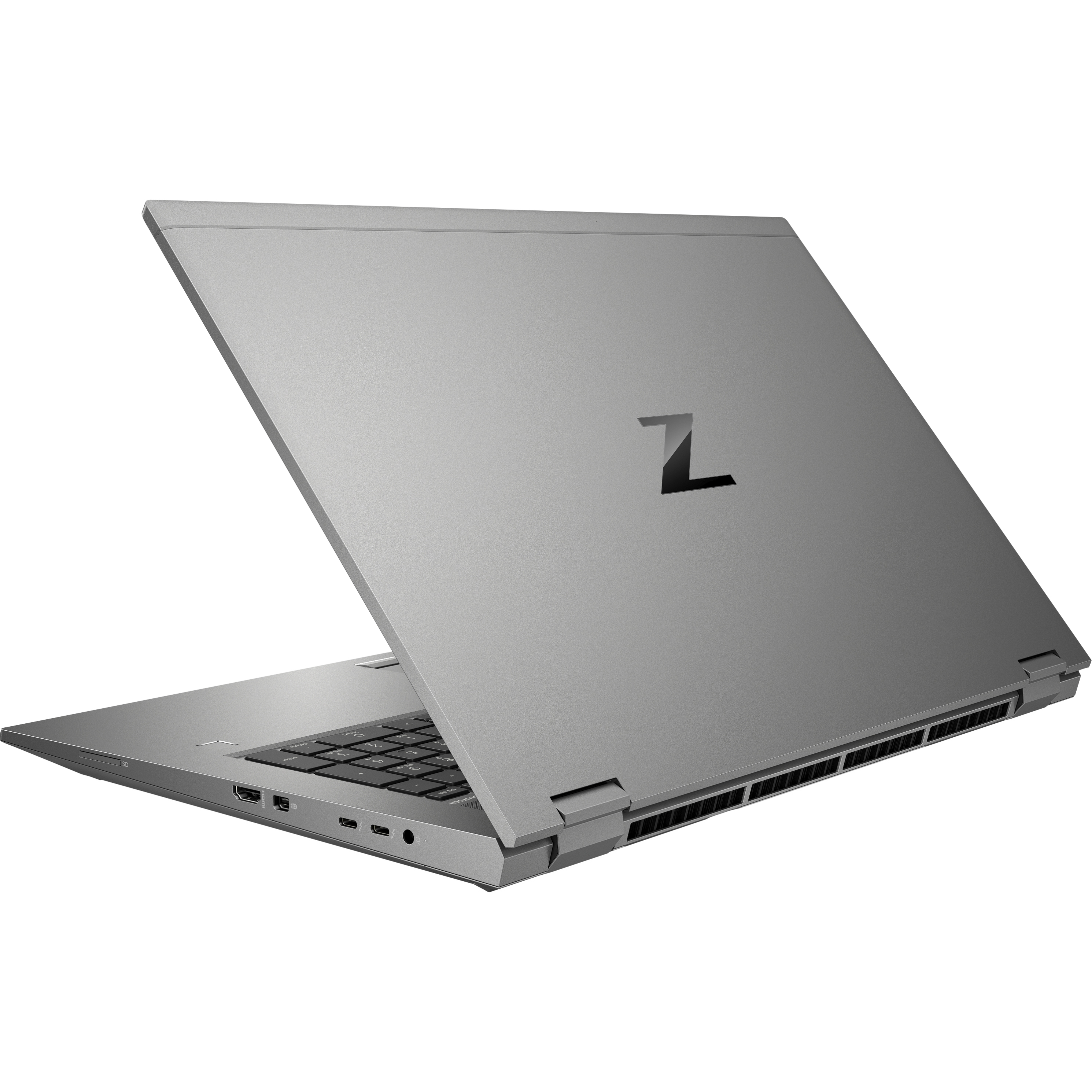 HP ZBook Fury 17 G7 17.3" Mobile Workstation - Full HD - 60 Hz - Intel Core i7 10th Gen i7-10850H - vPro Technology - 16 GB - 512 GB SSD - Intel WM490 Chip - 1920 x 1080 - In-plane Switching (IPS) Technology - 15.75 Hours Battery Run Time — rearmaximum