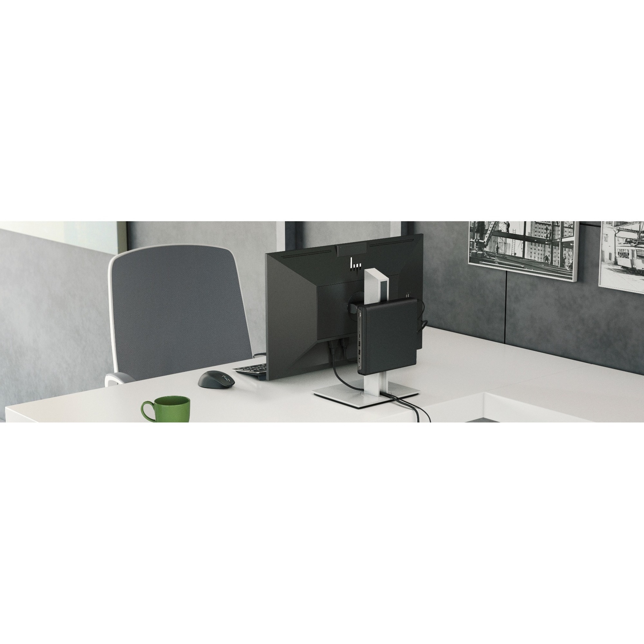 HP Business Desktop ProDesk 405 G6 Desktop Computer - AMD Ryzen 5 PRO 4650GE - 16 GB - 128 GB PCI Express NVMe SSD - Desktop Mini - AMD PRO 565 Chip - AMD Radeon Graphics DDR4 SDRAM - 65 W — alternate image3