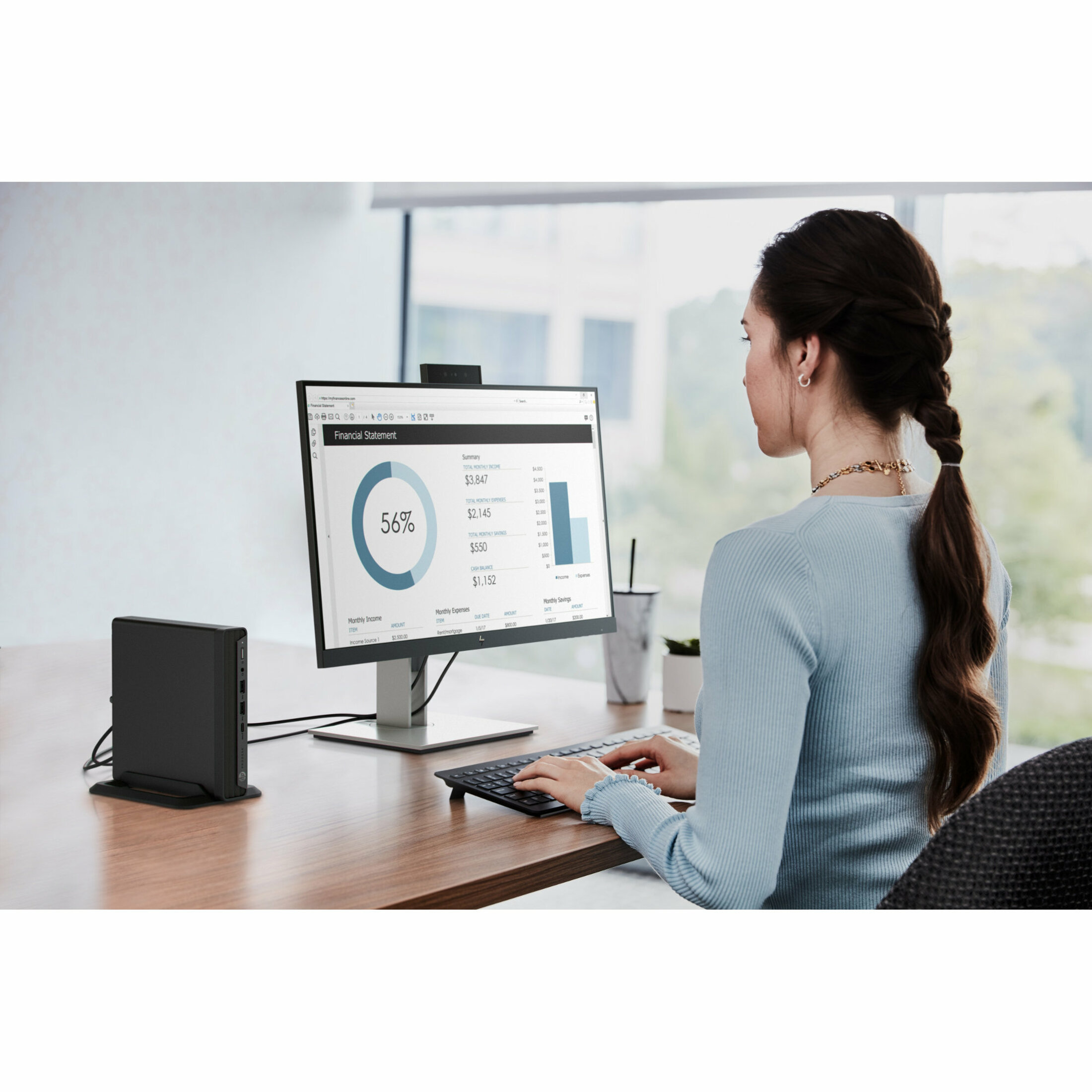 HP Business Desktop ProDesk 405 G6 Desktop Computer - AMD Ryzen 5 PRO 4650GE - 16 GB - 128 GB PCI Express NVMe SSD - Desktop Mini - AMD PRO 565 Chip - AMD Radeon Graphics DDR4 SDRAM - 65 W — life style