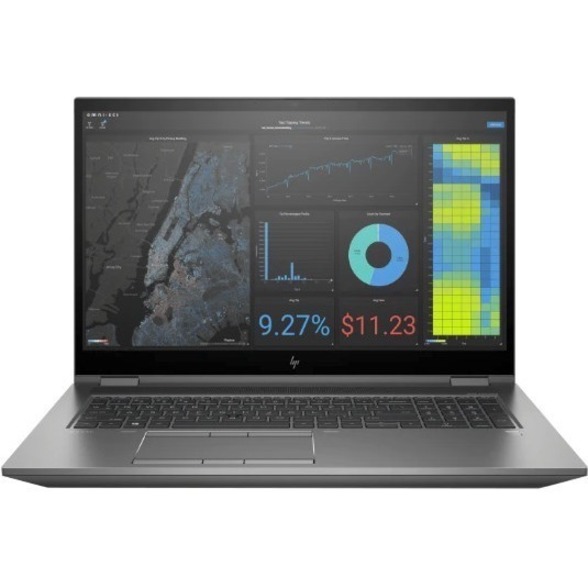 HP ZBook Fury 15 G8 15.6" Rugged Mobile Workstation - Intel Core i7 11th Gen i7-11850H - 8 GB - 512 GB SSD - Intel WM590 Chip - In-plane Switching (IPS) Technology, Sure View - Front Camera/Webcam - IEEE 802.11ax Wireless LAN Standard — alternate image2