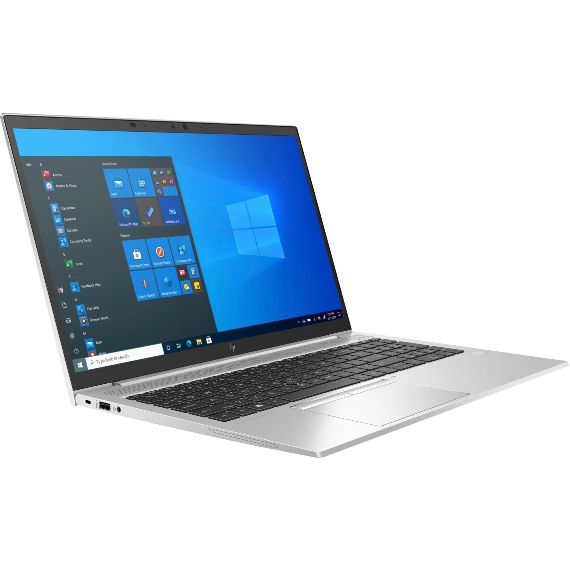 HP EliteBook 850 G8 15.6" Notebook - 60 Hz - Intel Core i5 11th Gen i5-1145G7 - vPro Technology - 8 GB - 256 GB SSD - Intel Chip - In-plane Switching (IPS) Technology - IEEE 802.11 a/b/g/n/ac/ax Wireless LAN Standard — alternate image1