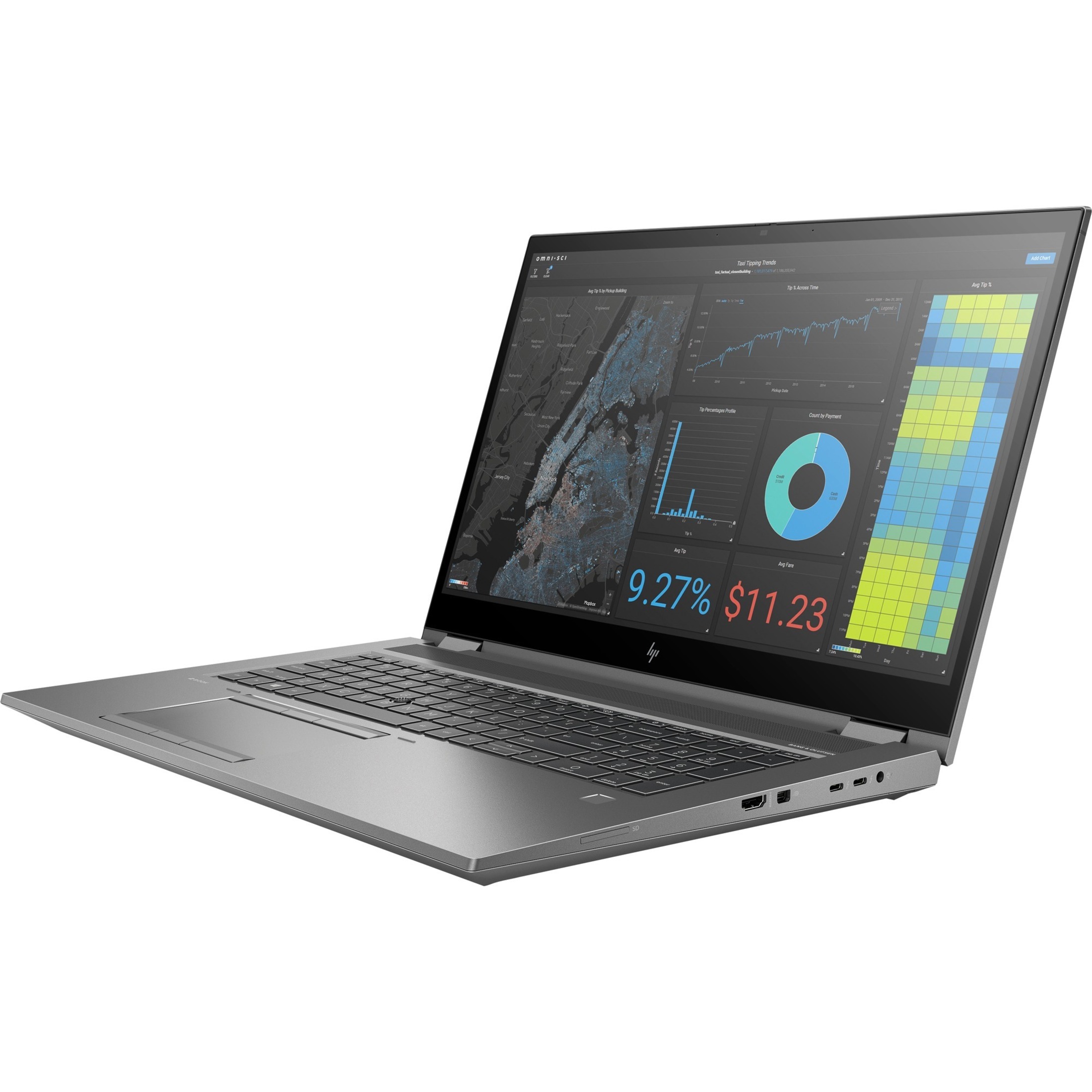 HP ZBook Fury 17 G7 17.3" Mobile Workstation - Intel Core i5 10th Gen i5-10300H - vPro Technology - 8 GB - 256 GB SSD - In-plane Switching (IPS) Technology - 15.75 Hours Battery Run Time — alternate image1
