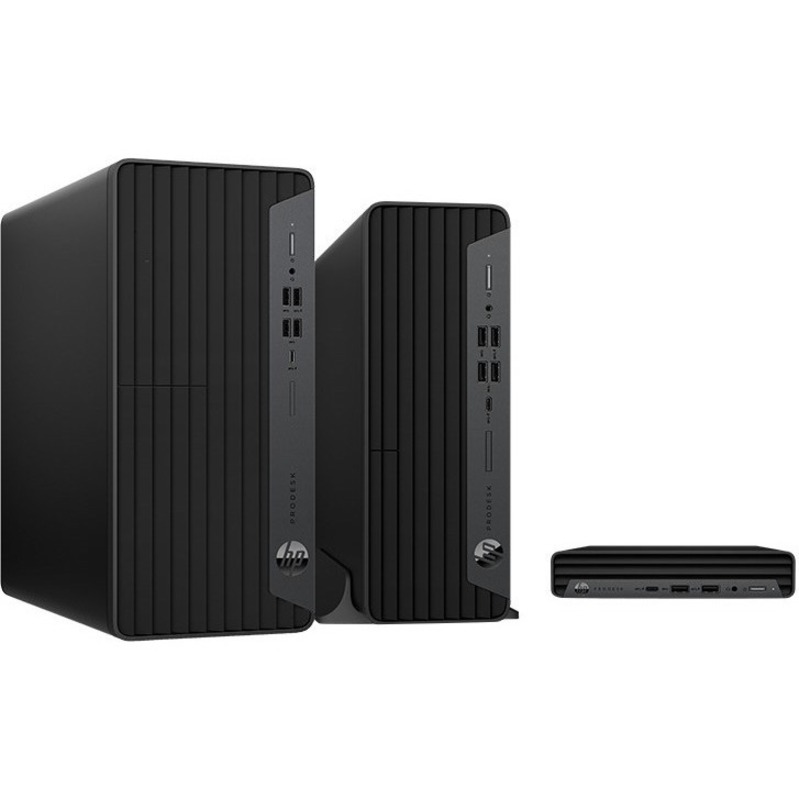HP Business Desktop ProDesk 600 G6 Desktop Computer - Intel Core i5 10th Gen i5-10500 - vPro Technology - 16 GB - 256 GB PCI Express NVMe SSD - Desktop Mini - Intel Q470 Chip - Intel UHD Graphics 630 DDR4 SDRAM — alternate image1