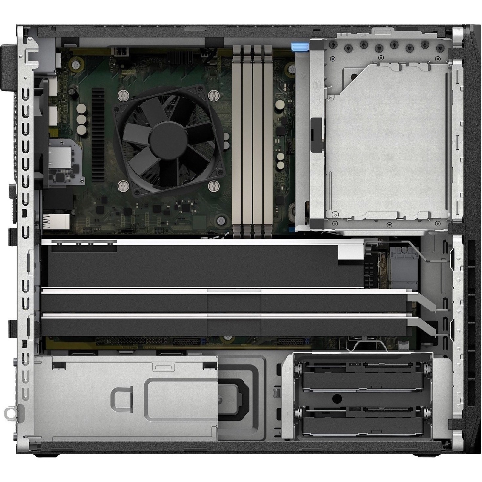 HP Z2 G5 Workstation - 1 Core i7 10th Gen i7-10700 - vPro Technology - 64 GB - Tower - Black - Intel W480 Chip - Serial ATA/600 Controller - 0, 1 RAID Levels - Intel Optane Memory Ready - Gigabit Ethernet — alternate image3