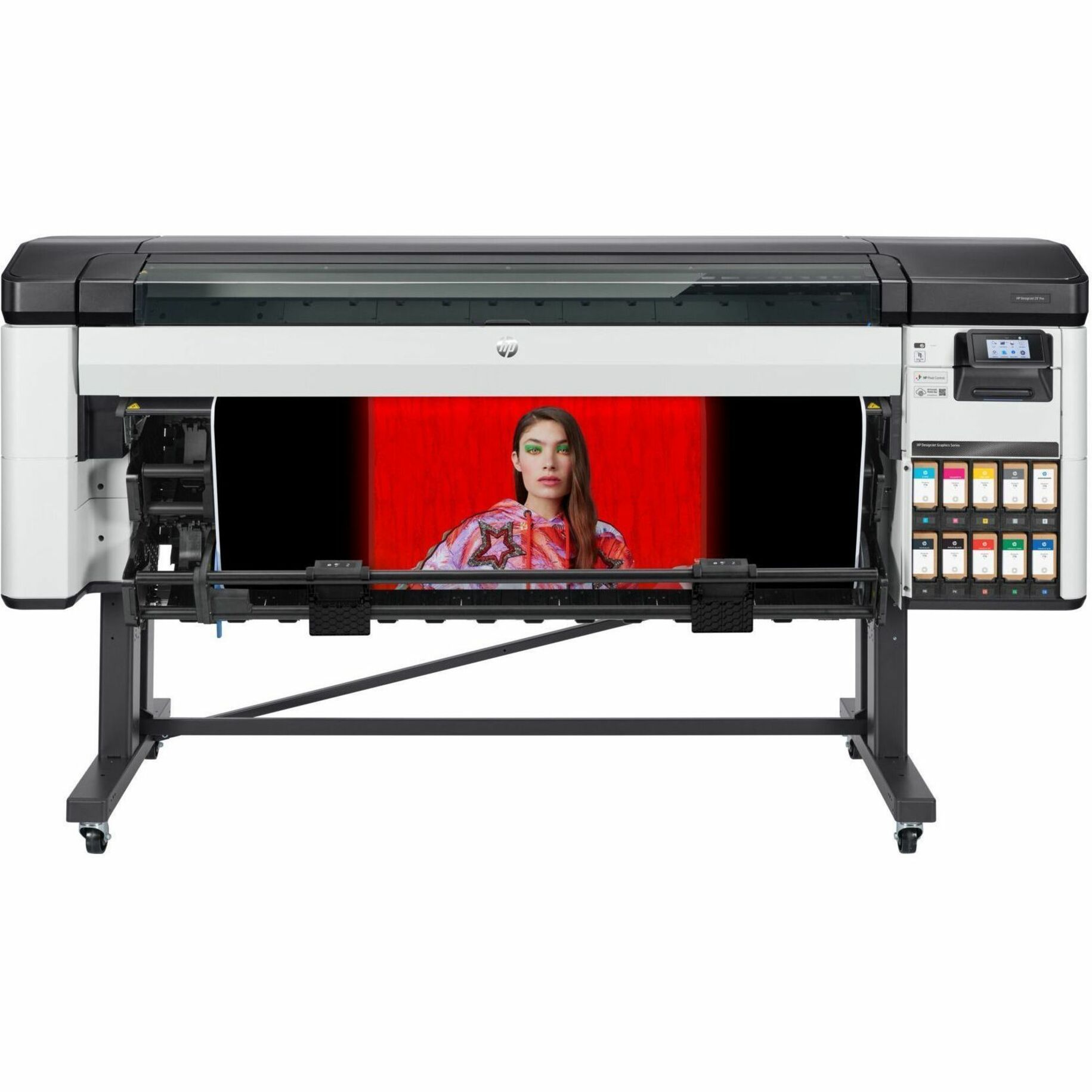 HP Designjet Z9+ Pro Inkjet Large Format Printer - Includes Printer - Color - TAA Compliant - 2400 x 1200 dpi - Ethernet - Floor Standing Supported - Printer Stand Included — alternate image6