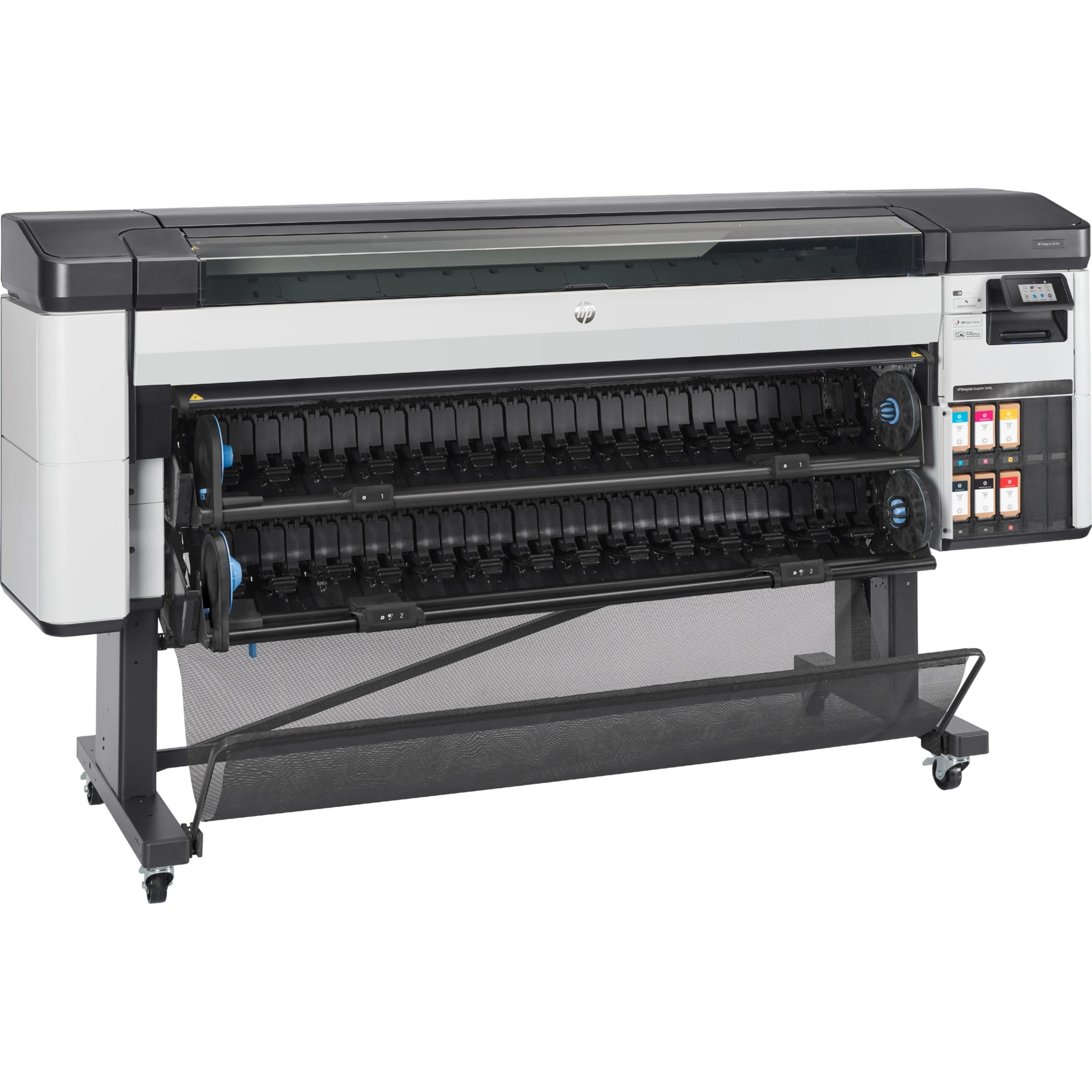 HP Designjet Z6 Inkjet Large Format Printer - 64" Print Width - Color - 6 Color(s) - 1054.9 ft²/h Color Speed - 2400 x 1200 dpi - Ethernet - Plain Paper, Coated Paper, Glossy Paper, Roll Paper — alternate image2