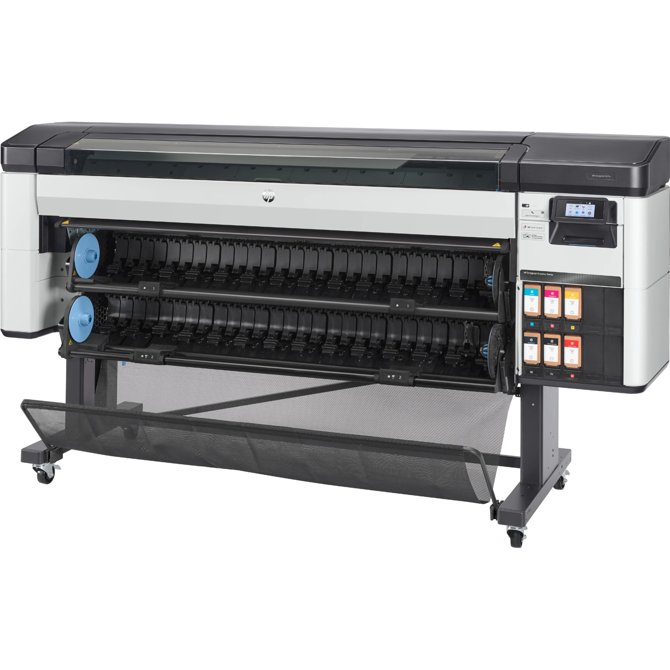 HP Designjet Z6 Inkjet Large Format Printer - 64" Print Width - Color - 6 Color(s) - 1054.9 ft²/h Color Speed - 2400 x 1200 dpi - Ethernet - Plain Paper, Coated Paper, Glossy Paper, Roll Paper — alternate image3