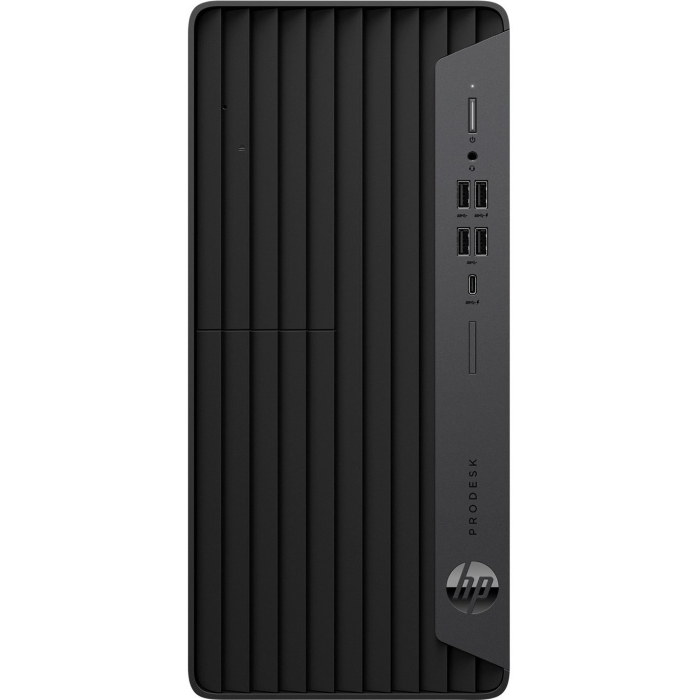 HP Business Desktop ProDesk 600 G6 Desktop Computer - Intel Core i7 10th Gen i7-10700 - vPro Technology - 32 GB - 512 GB PCI Express NVMe SSD - Micro Tower - Intel Q470 Chip - Intel UHD Graphics 630 DDR4 SDRAM — front