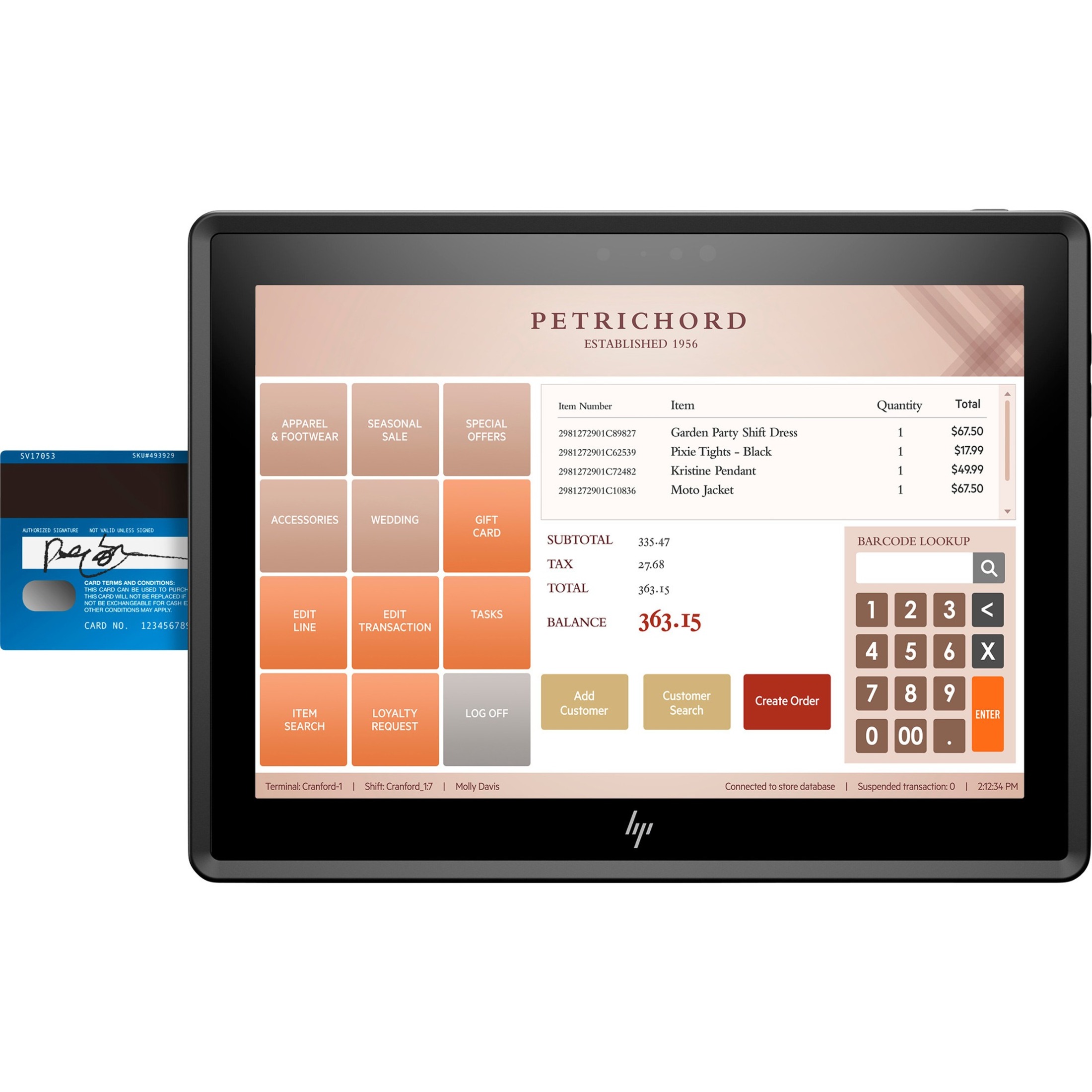 HP Engage Go 10 Case - For HP Engage Go Tablet - 10" Maximum Screen Size Supported — alternate image3