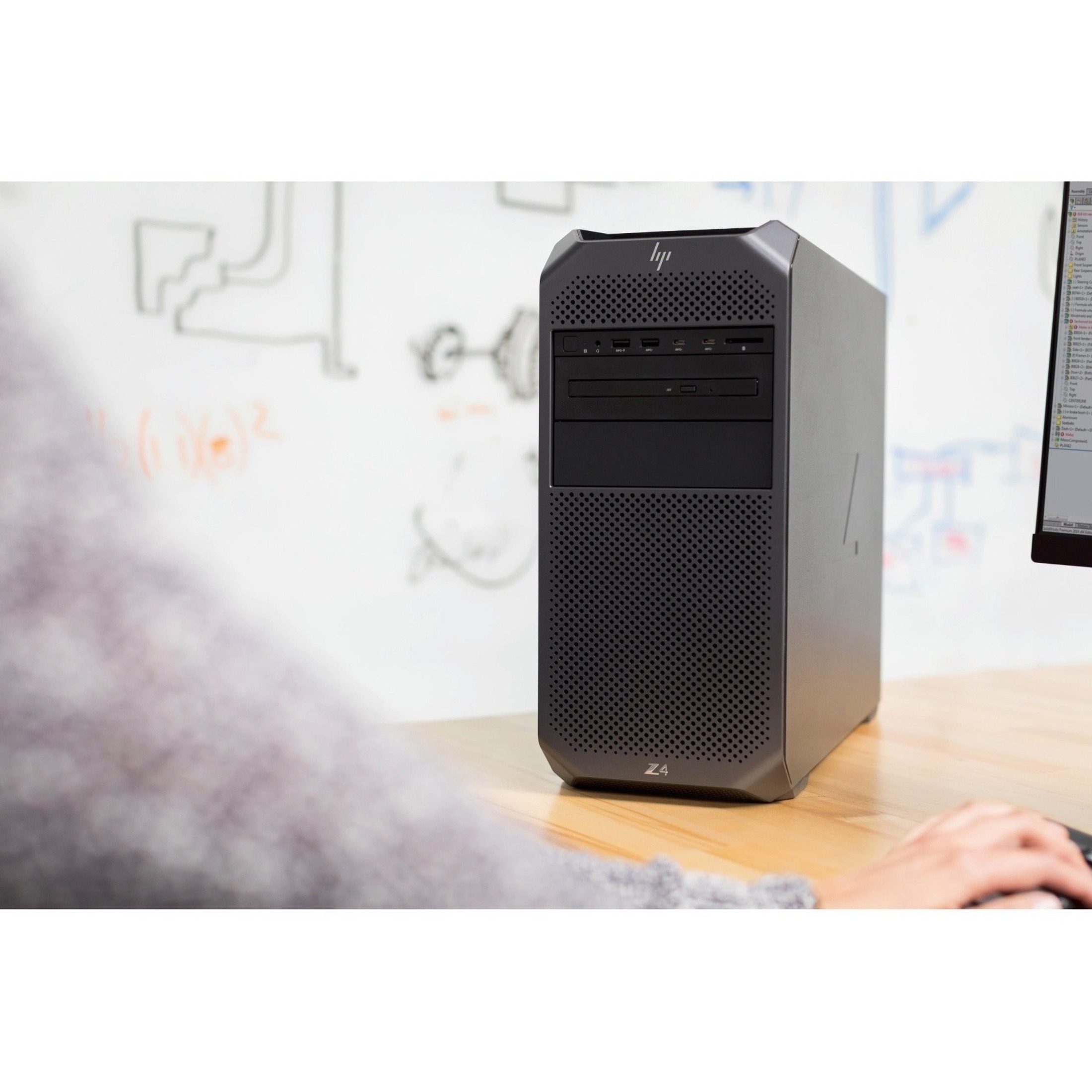 HP Z4 G4 Workstation - 1 Xeon W-2223 - vPro Technology - 32 GB - 512 GB SSD - Mini-tower - Black - Intel C422 Chip - Serial ATA/600 Controller - 0, 1, 5, 10 RAID Levels - Gigabit Ethernet — alternate image10