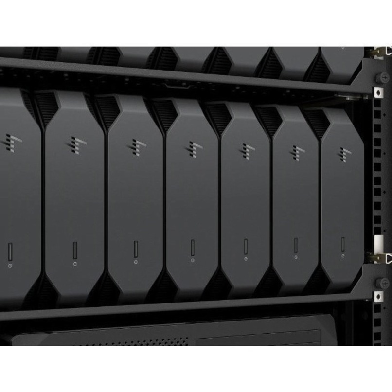 HP Z2 Mini G5 Workstation - 1 Core i7 10th Gen i7-10700K - vPro Technology - 32 GB - Mini PC - Intel W480 Chip - Serial ATA/600 Controller - 0, 1 RAID Levels - Intel Optane Memory Ready - Gigabit Ethernet — alternate image2