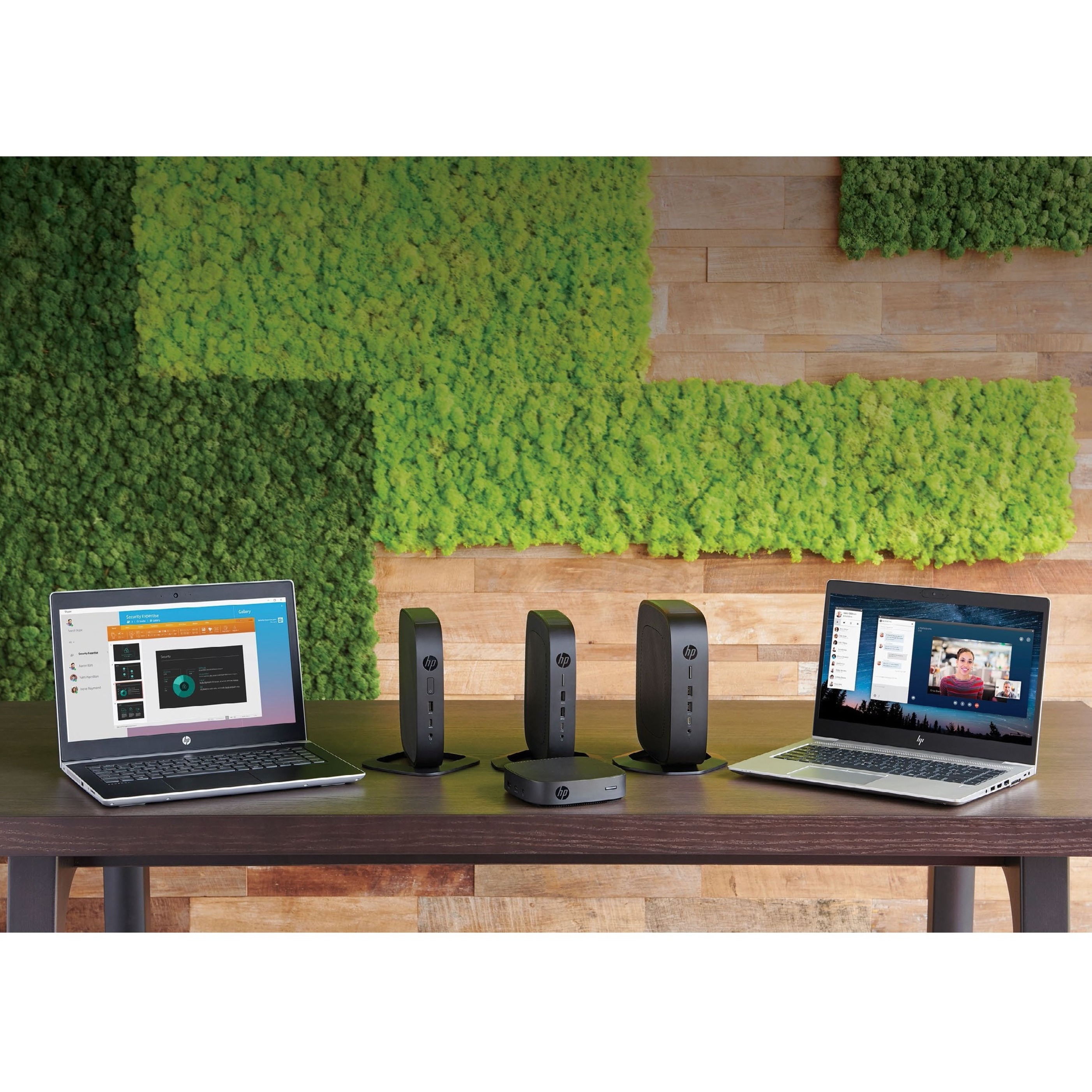 HP t740 Thin Client Ryzen V1756B Quad-core (4 Core) 3.25 GHz - TAA Compliant - AMD Chip - 16 GB RAM DDR4 SDRAM - 128 GB Flash - Gigabit Ethernet - DisplayPort - Network (RJ-45) - 7 Total USB Port(s) - 2 USB 2.0 Port(s) - USB Type-C - 90 W — alternate image5