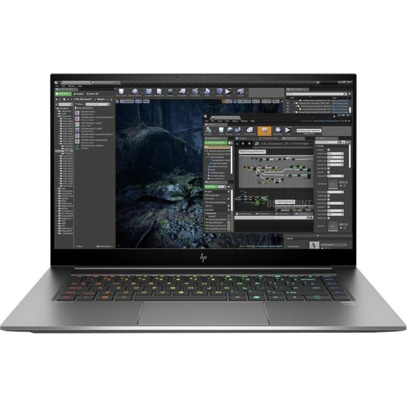 HP ZBook Studio G8 15.6" Mobile Workstation - Intel Core i7 11th Gen i7-11850H - vPro Technology - 32 GB - 1 TB SSD - Intel WM590 Chip - Intel UHD Graphics - In-plane Switching (IPS) Technology - 9.50 Hours Battery Run Time - IEEE 802.11ax Wireless LAN Standard — alternate image4