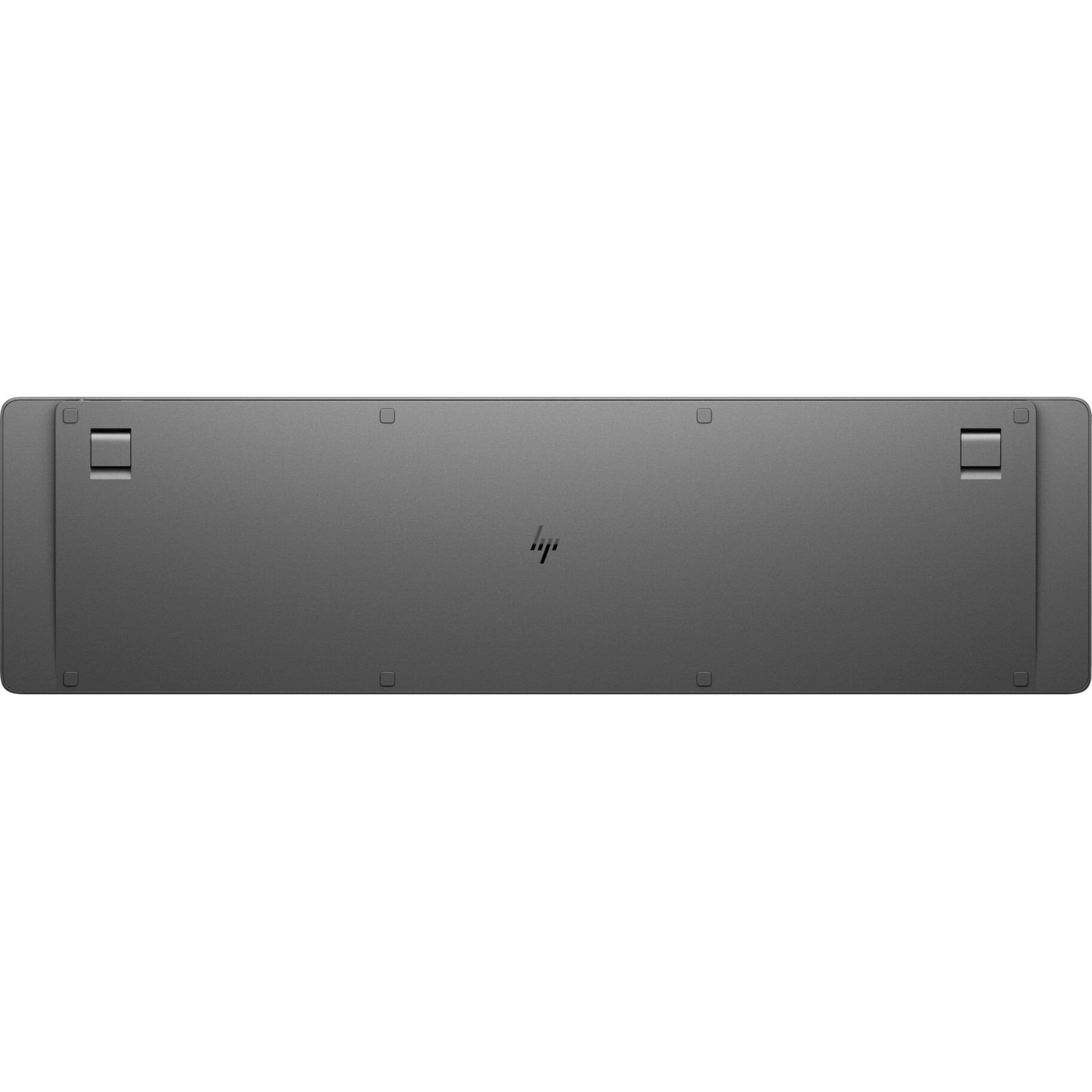 HP 975 Dual-Mode Wireless Keyboard - Wireless Connectivity - Bluetooth - 2.40 GHz - Notebook - PC, Mac - Black — bottom