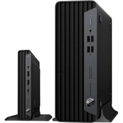 HP Business Desktop ProDesk 400 G7 Desktop Computer - Intel Core i3 10th Gen i3-10100 - 16 GB - 512 GB PCI Express NVMe SSD - Small Form Factor - Intel Q470 Chip - Intel UHD Graphics 630 DDR4 SDRAM — alternate image2
