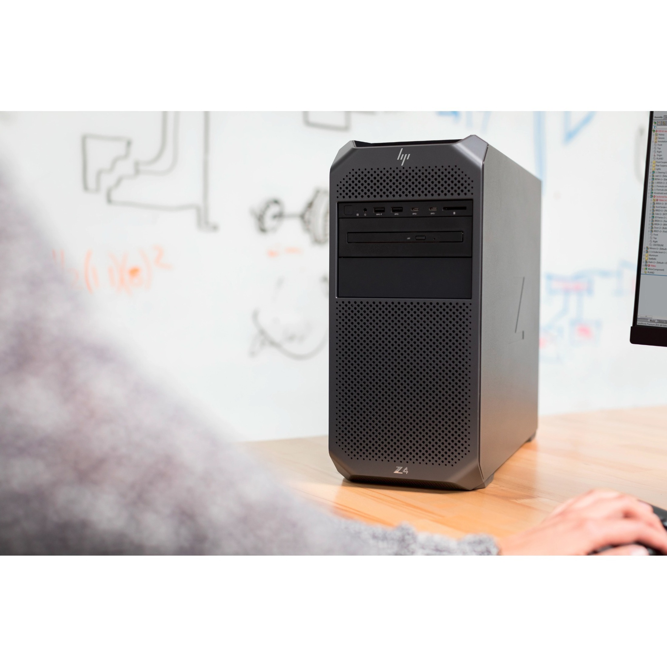 HP Z4 G4 Workstation - 1 Core X-Series 10th Gen i9-10900X - 64 GB - 512 GB SSD - Mini-tower - Black - Intel X299 Chip - Serial ATA/600 Controller - 0, 1, 5, 10 RAID Levels - Gigabit Ethernet — alternate image2