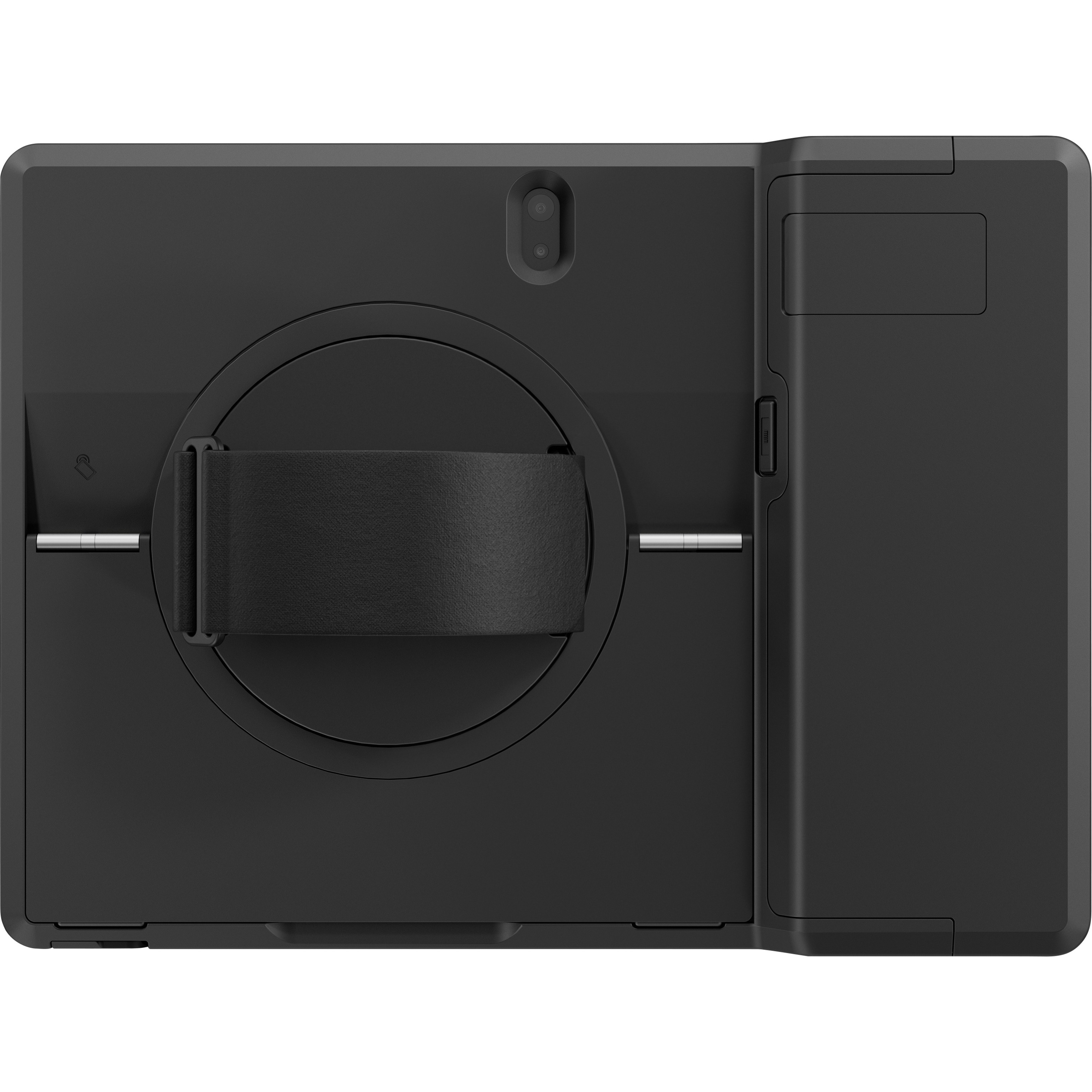 HP Rugged Carrying Case HP Mobile POS - Black - Scratch Resistant, Drop Resistant, Dust Resistant, Spill Resistant, Water Resistant, Damage Resistant - Hand Strap, Shoulder Strap - 1.1" Height x 9.8" Width x 7.3" Depth — front